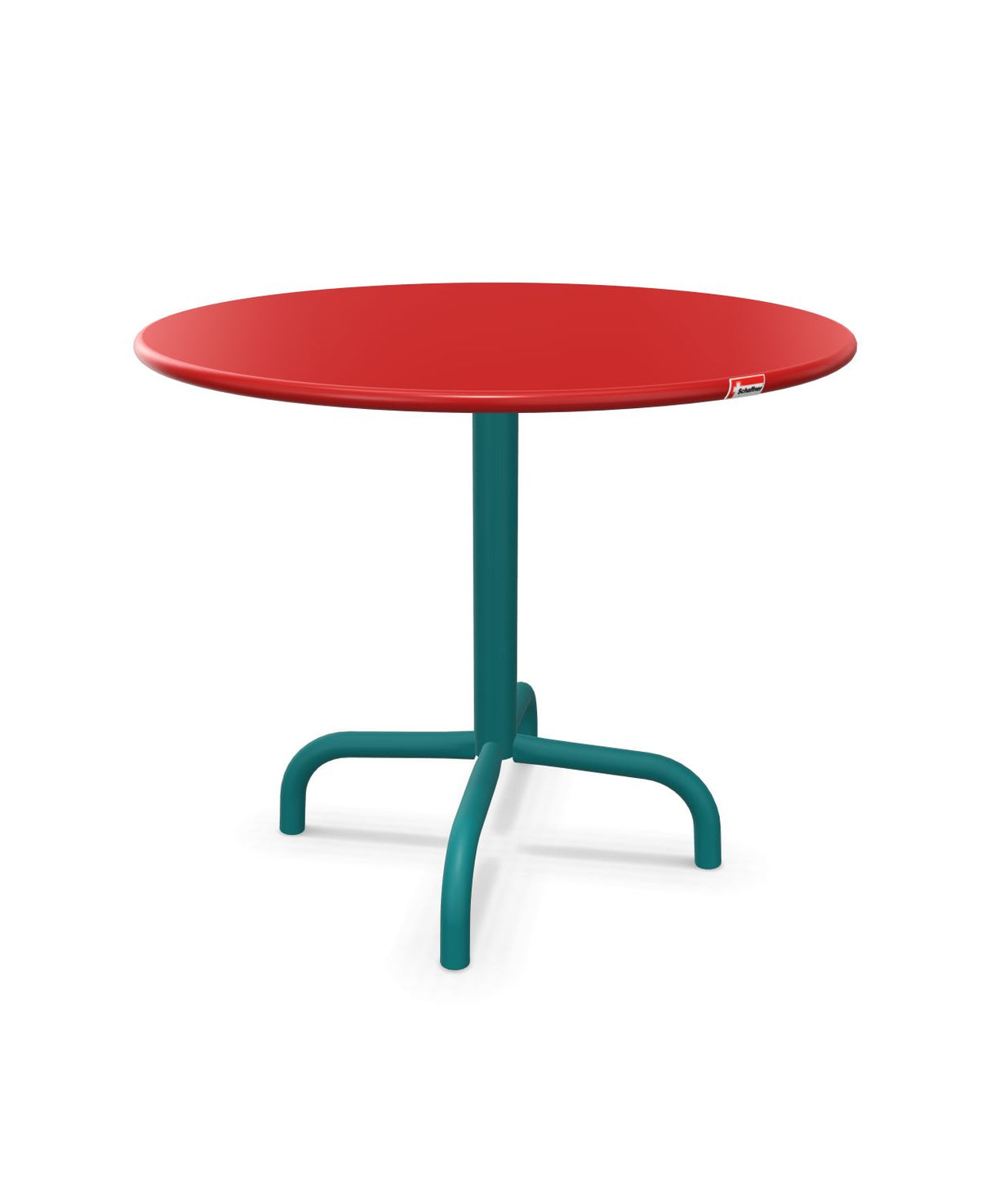 Schaffner Rigi Table d'appoint rabattable Ø60cm h:50cm Rouge 30 Bleu Kali 56