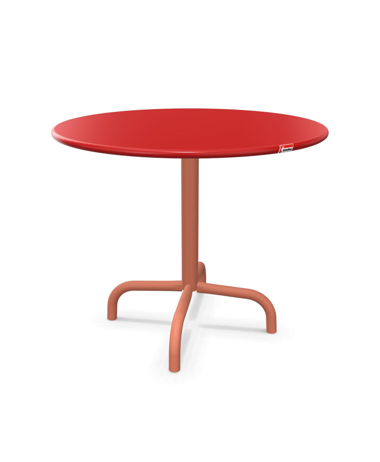 Schaffner Rigi Table d'appoint rabattable Ø60cm h:50cm Rouge 30 Terracotta 84