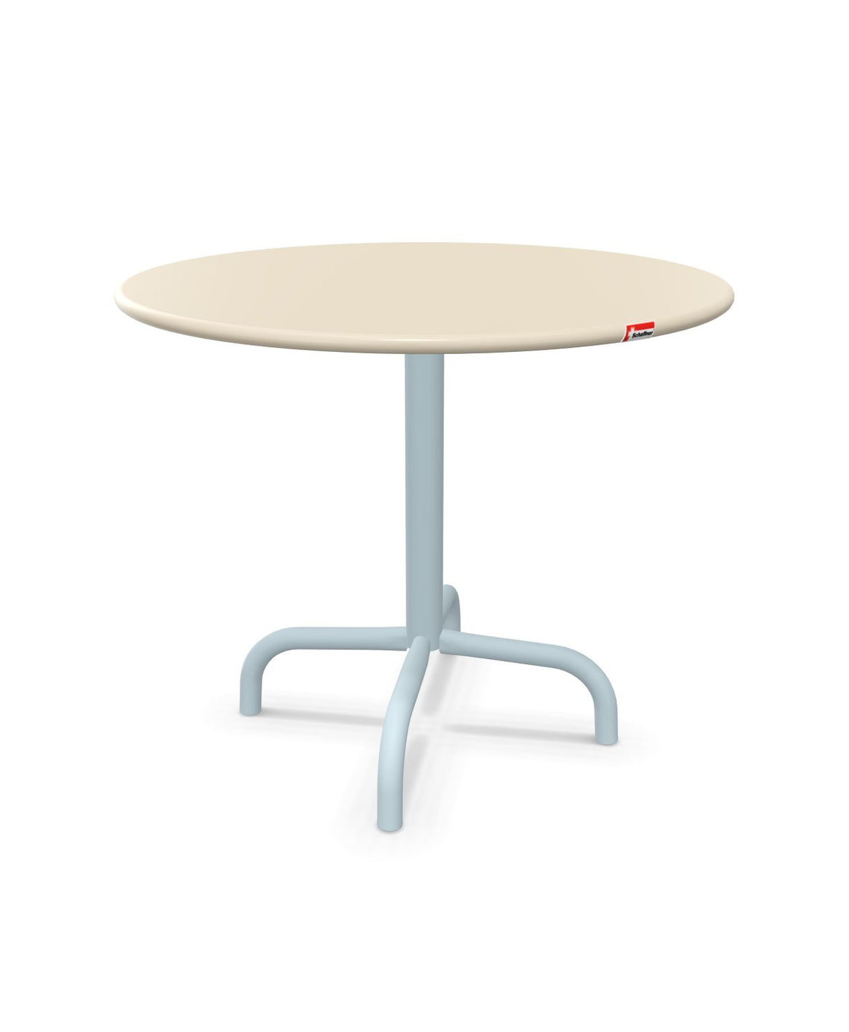 Schaffner Rigi Table d'appoint rabattable Ø60cm h:50cm Sable Pastel 15 Bleu Pastel 51