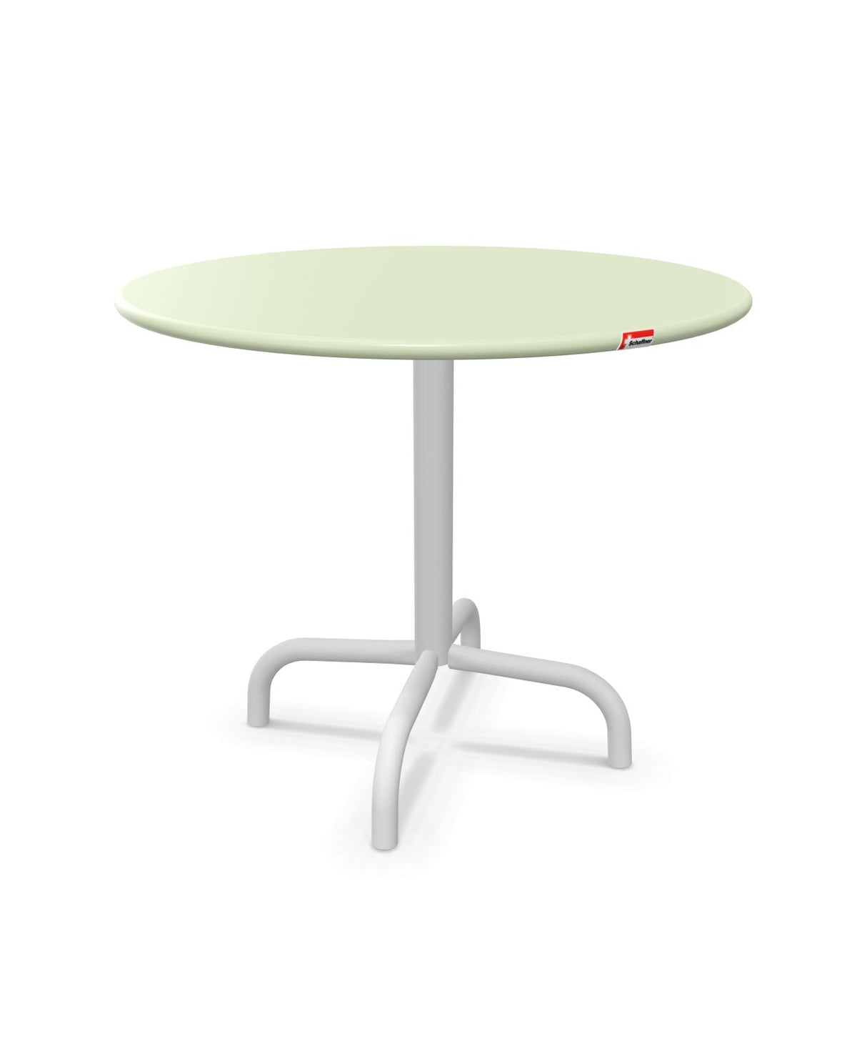 Schaffner Rigi Table d'appoint rabattable Ø60cm h:50cm Vert Pastel 64 Blanc 90