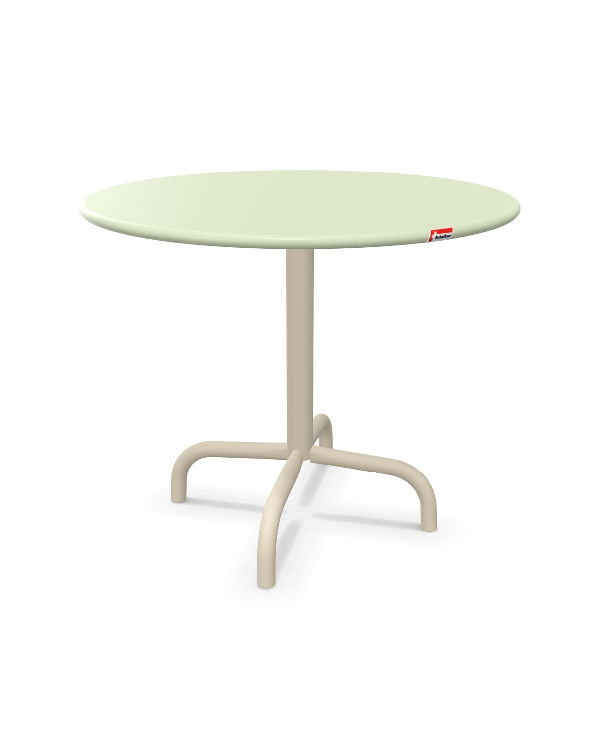 Schaffner Rigi Table d'appoint rabattable Ø60cm h:50cm Vert Pastel 64 Sable Pastel 15