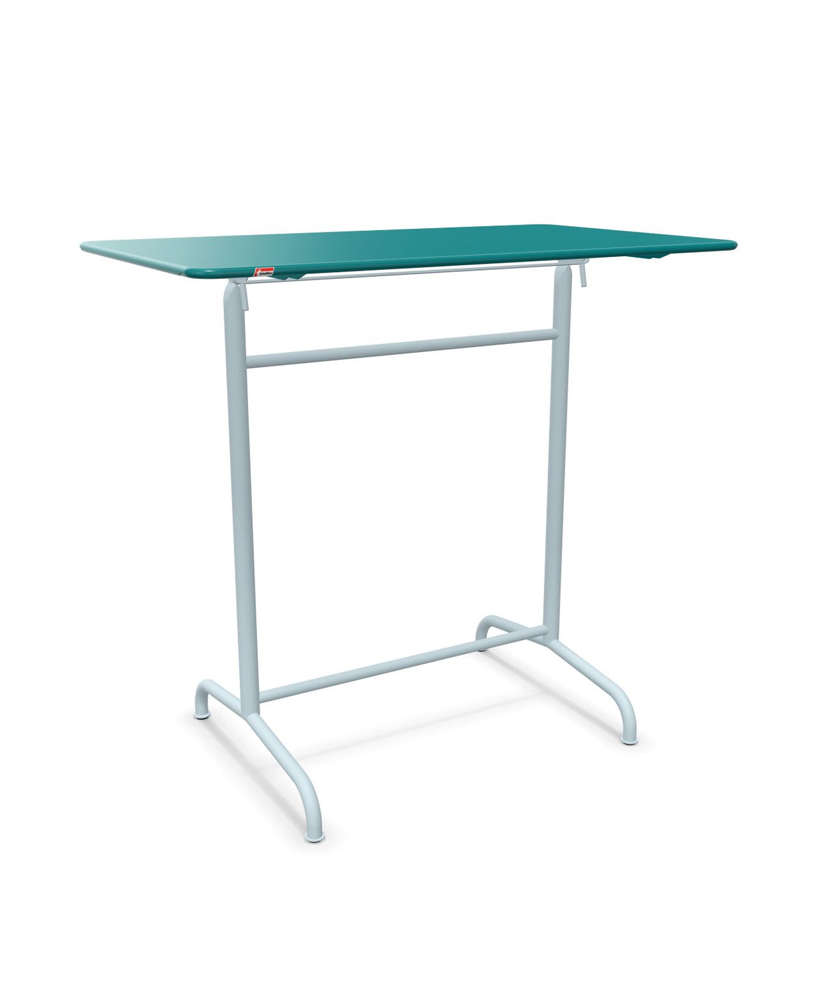 Schaffner Rigi Table haute rabattable 120x70cm h:110cm Bleu Kali 56 Bleu Pastel 51