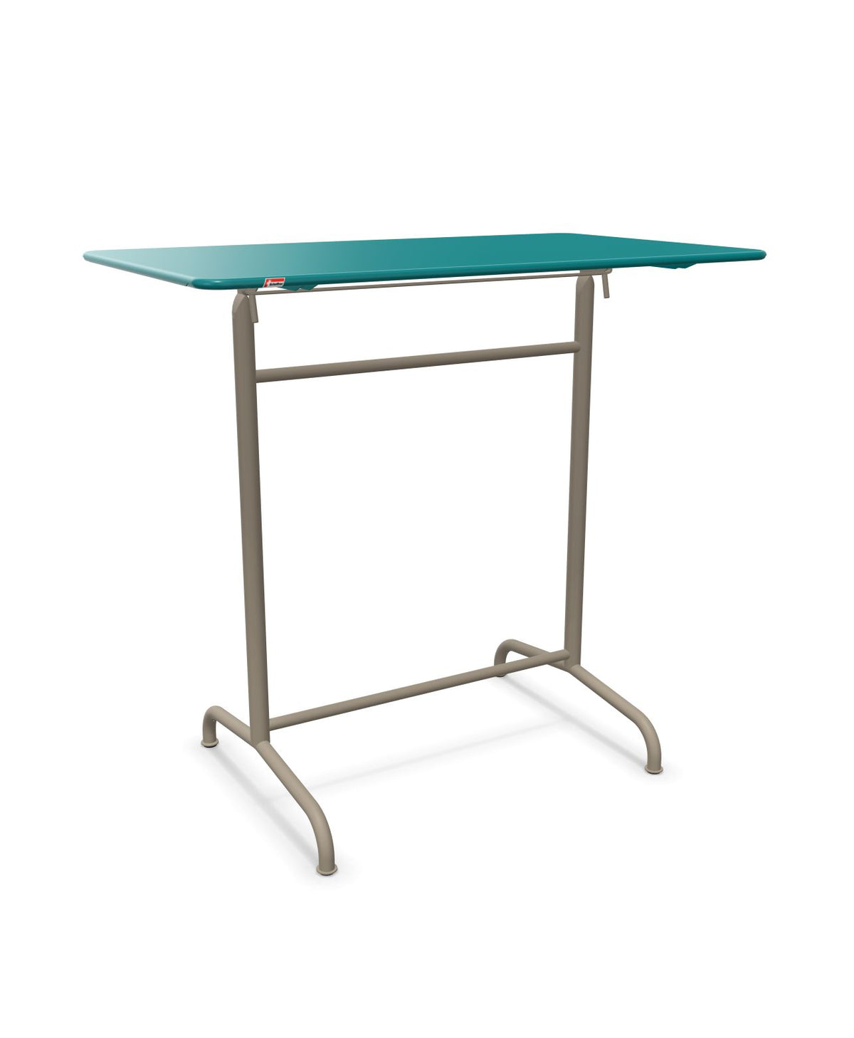 Schaffner Rigi Table haute rabattable 120x70cm h:110cm Bleu Kali 56 Champagne 85