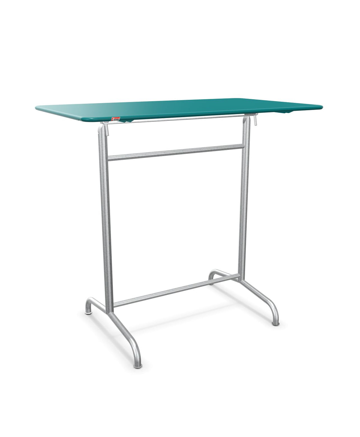 Schaffner Rigi Table haute rabattable 120x70cm h:110cm Bleu Kali 56 Galvanisé à chaud 02