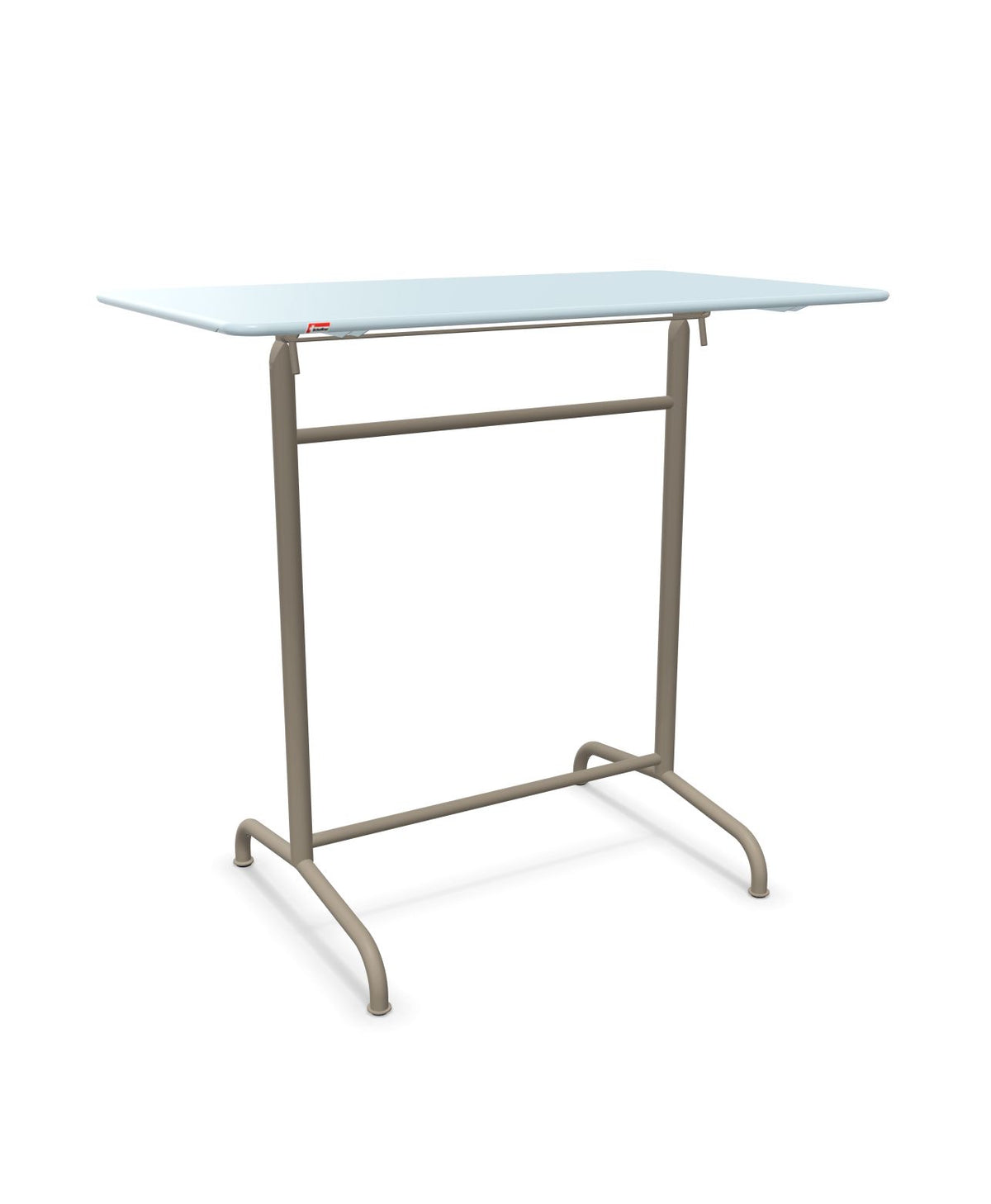Schaffner Rigi Table haute rabattable 120x70cm h:110cm Bleu Pastel 51 Champagne 85