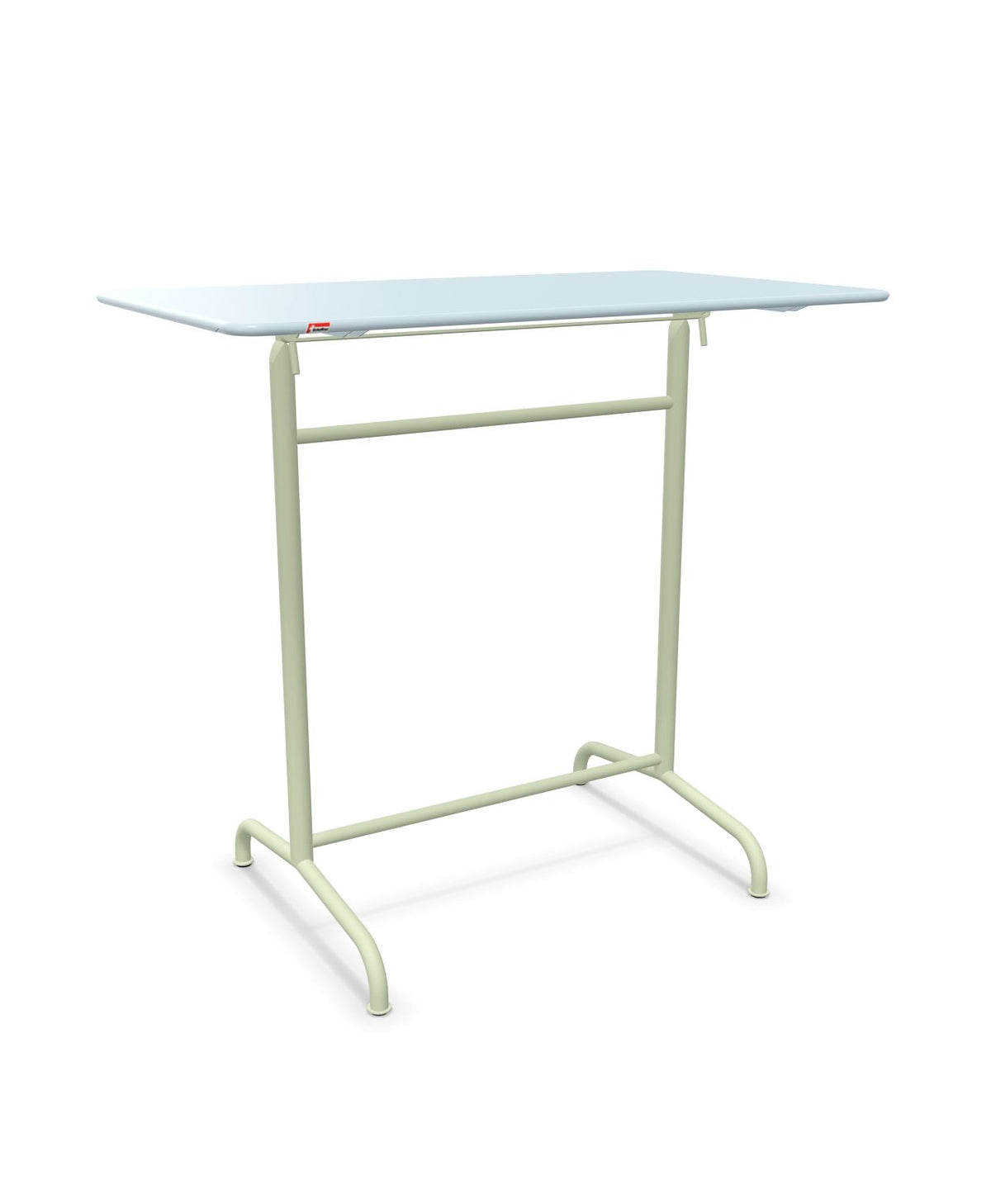 Schaffner Rigi Table haute rabattable 120x70cm h:110cm Bleu Pastel 51 Vert Pastel 64