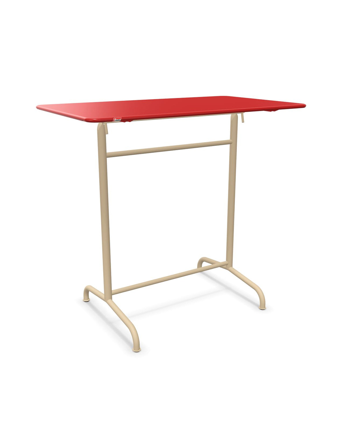 Schaffner Rigi Table haute rabattable 120x70cm h:110cm Rouge 30 Marron Pastel 83