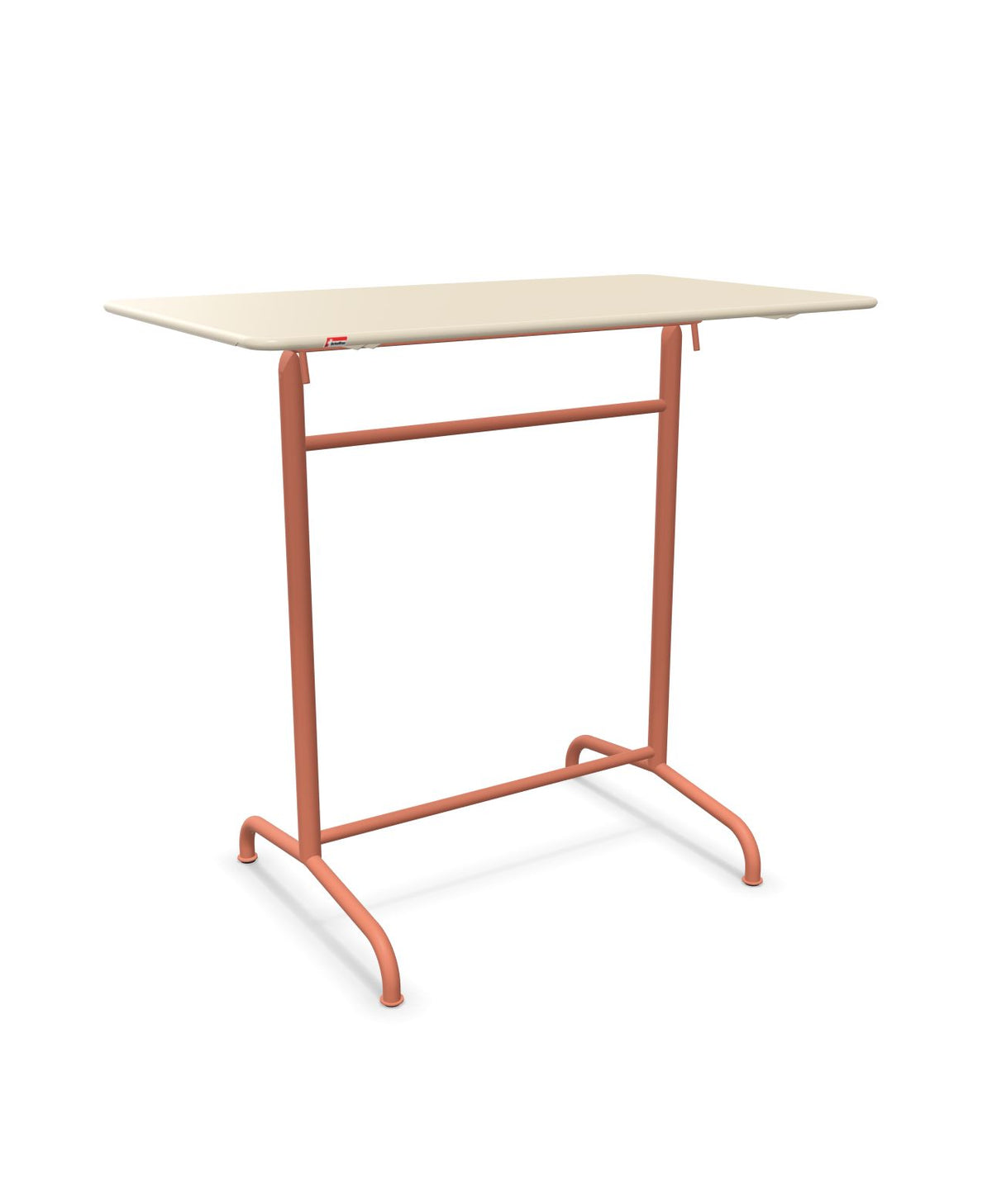 Schaffner Rigi Table haute rabattable 120x70cm h:110cm Sable Pastel 15 Terracotta 84