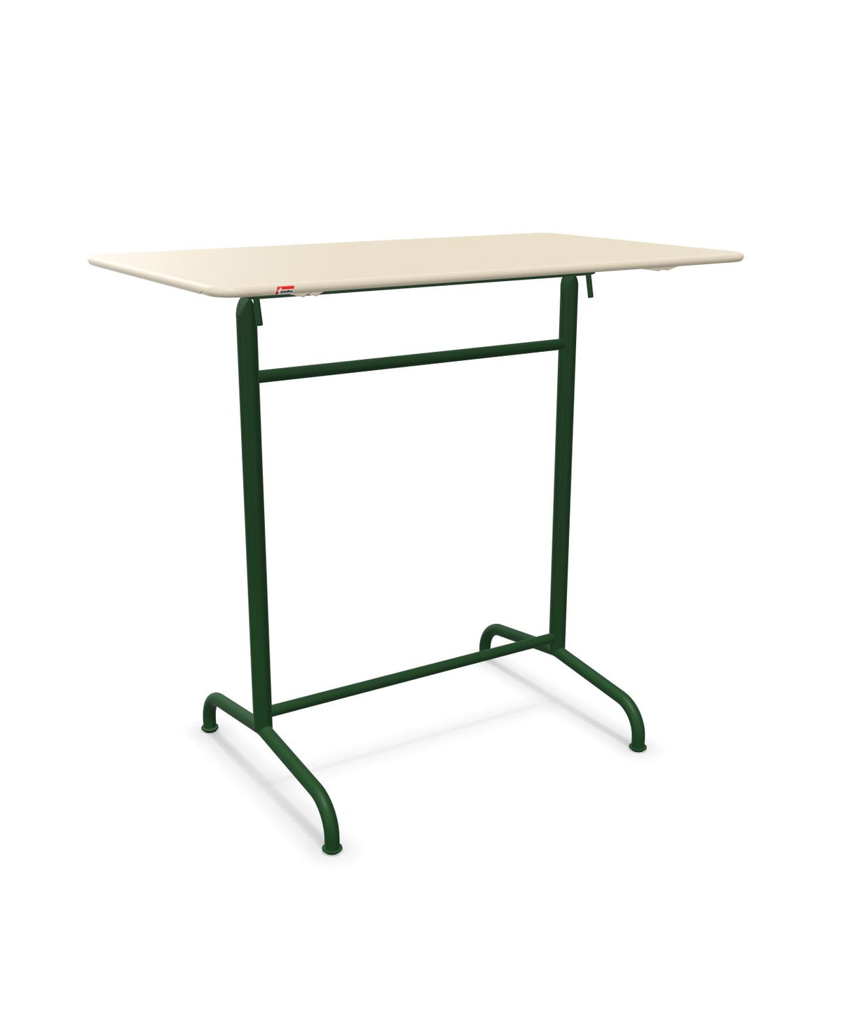 Schaffner Rigi Table haute rabattable 120x70cm h:110cm Sable Pastel 15 Vert Sapin 66