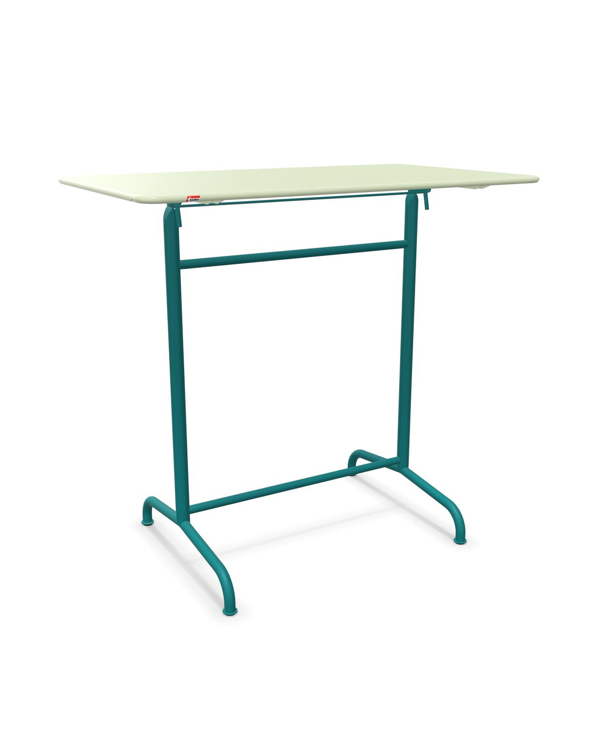Schaffner Rigi Table haute rabattable 120x70cm h:110cm Vert Pastel 64 Bleu Kali 56