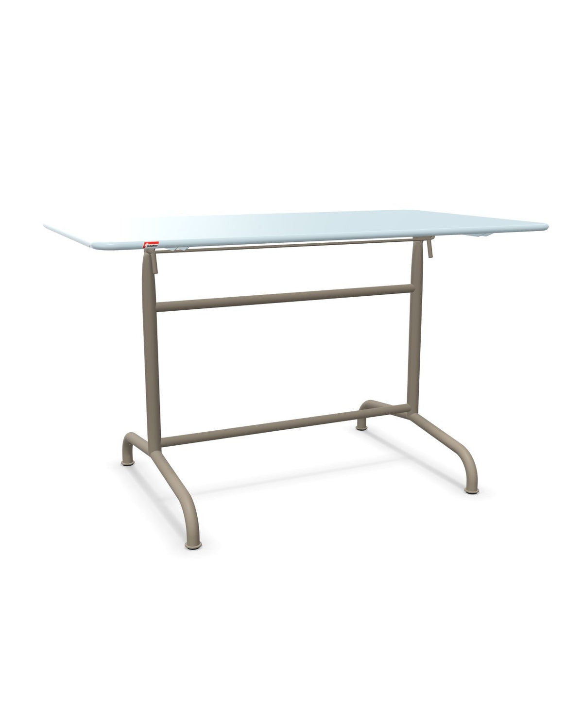 Schaffner Rigi Table repas rabattable 120x70cm Bleu Pastel 51 Champagne 85
