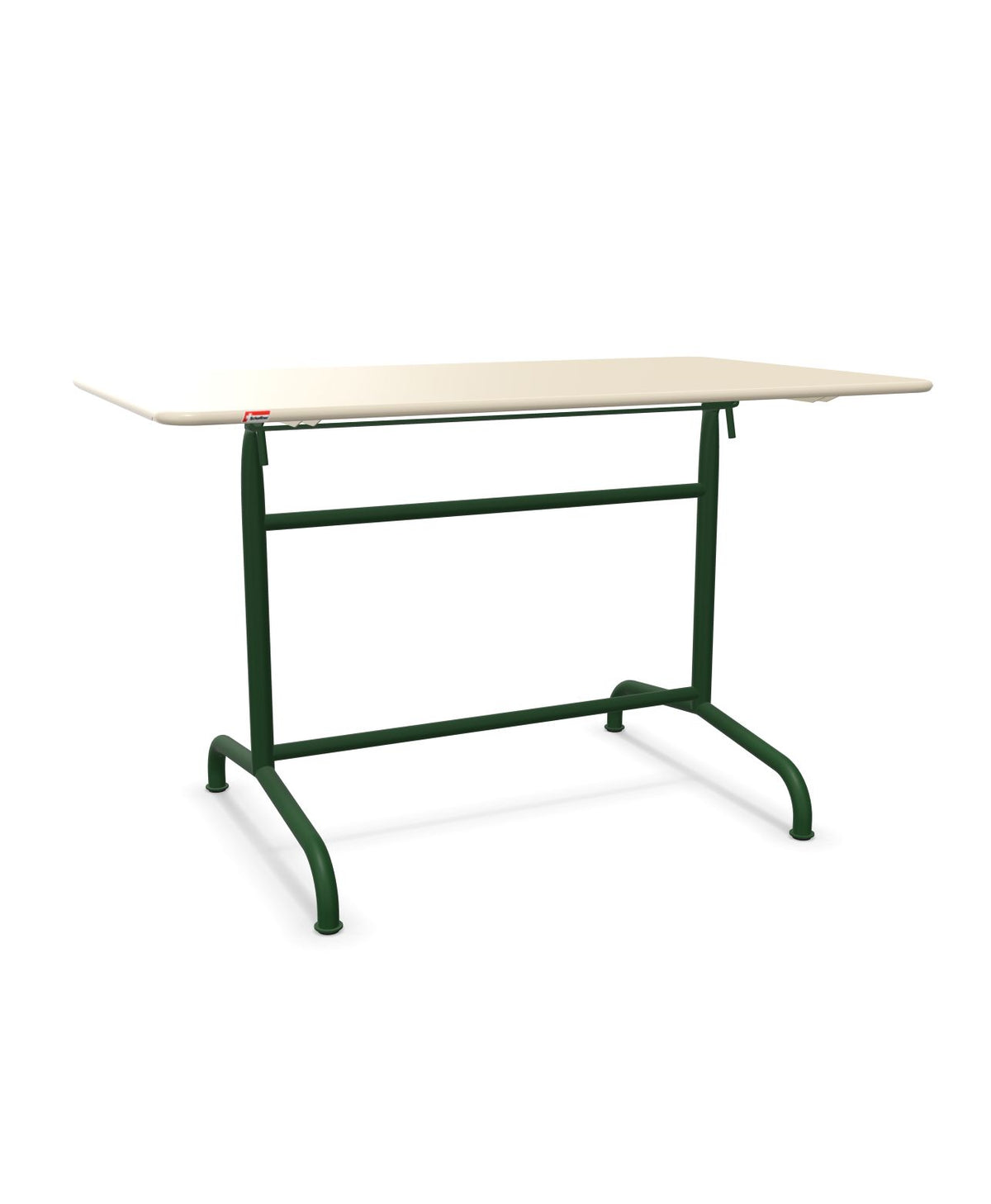 Schaffner Rigi Table repas rabattable 120x70cm Sable Pastel 15 Vert Sapin 66