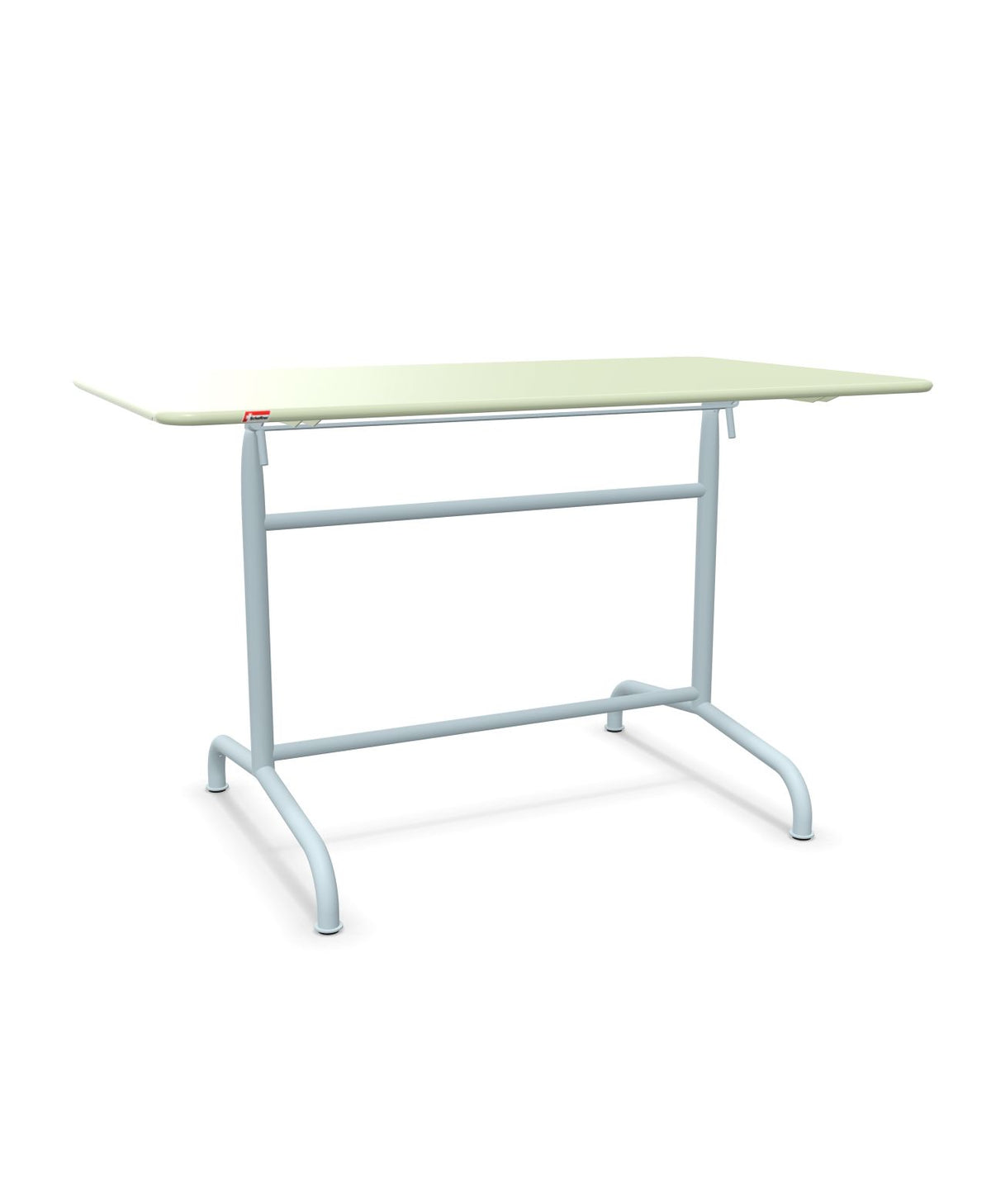 Schaffner Rigi Table repas rabattable 120x70cm Vert Pastel 64 Bleu Pastel 51