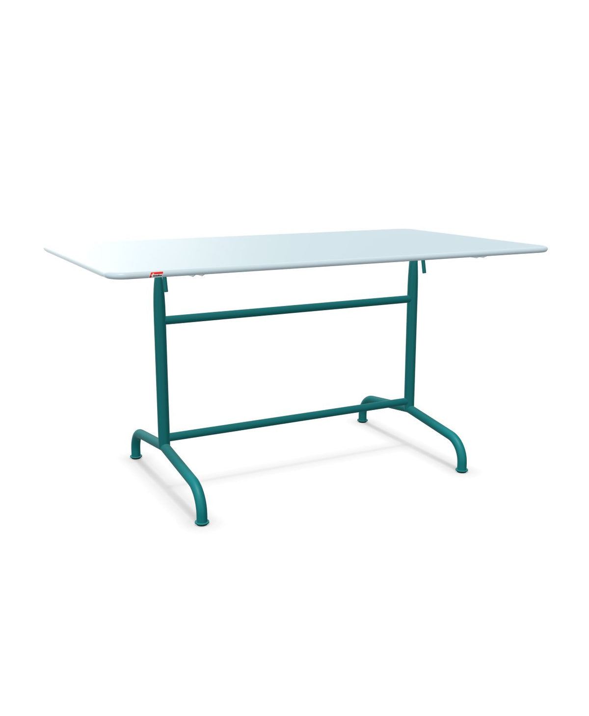 Schaffner Rigi Table repas rabattable 140x80cm Bleu Pastel 51 Bleu Kali 56