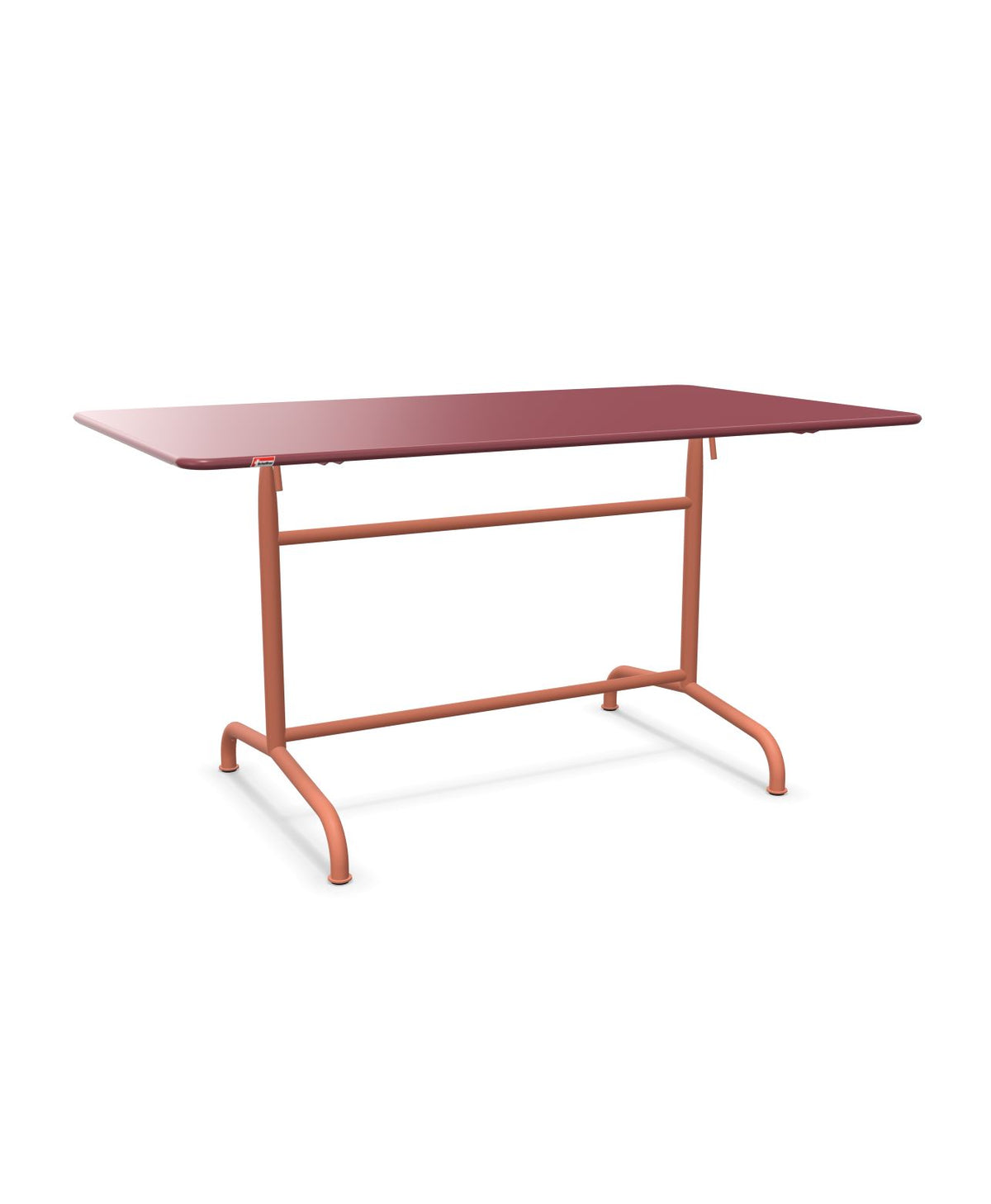 Schaffner Rigi Table repas rabattable 140x80cm Bordeaux 38 Terracotta 84