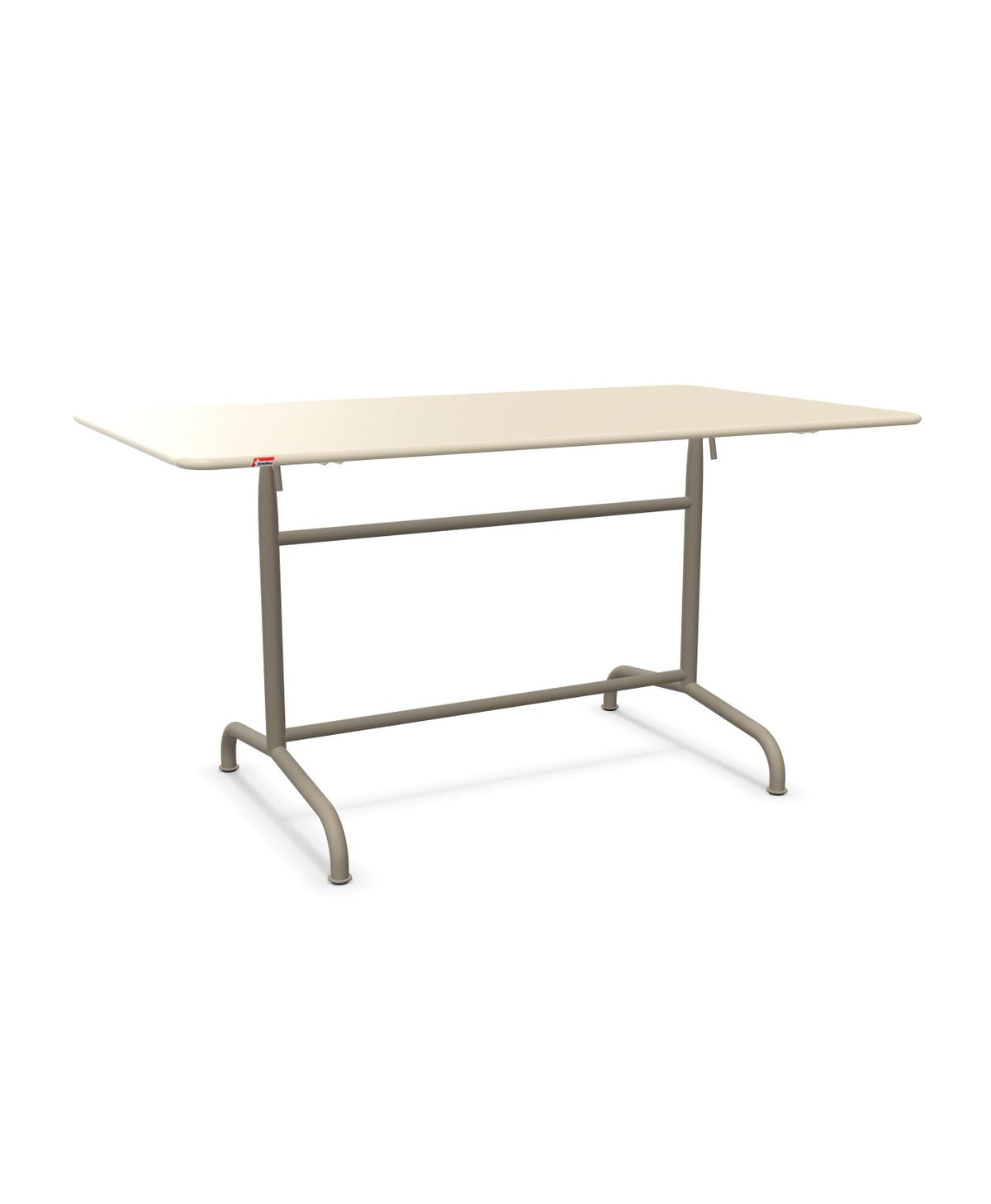 Schaffner Rigi Table repas rabattable 140x80cm Sable Pastel 15 Champagne 85
