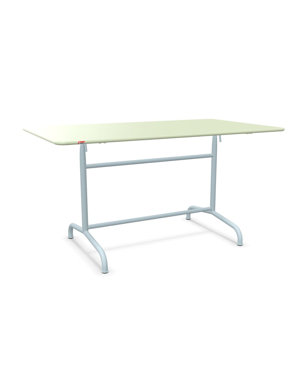 Schaffner Rigi Table repas rabattable 140x80cm Vert Pastel 64 Bleu Pastel 51