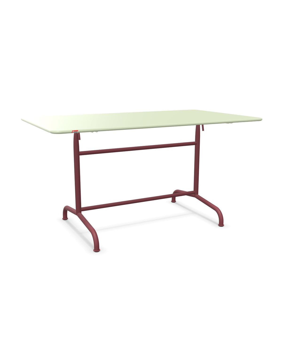 Schaffner Rigi Table repas rabattable 140x80cm Vert Pastel 64 Bordeaux 38