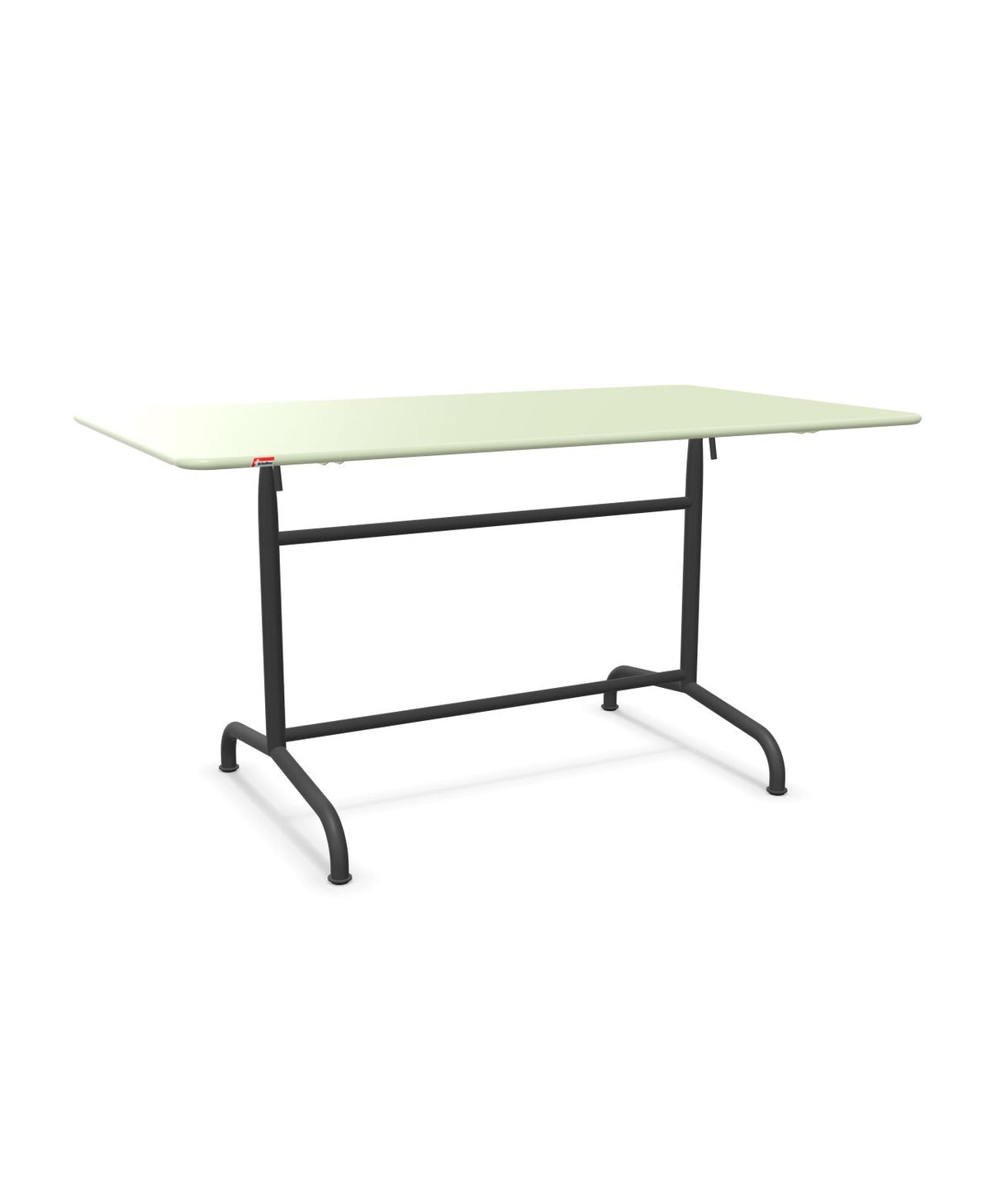 Schaffner Rigi Table repas rabattable 140x80cm Vert Pastel 64 Noir 91