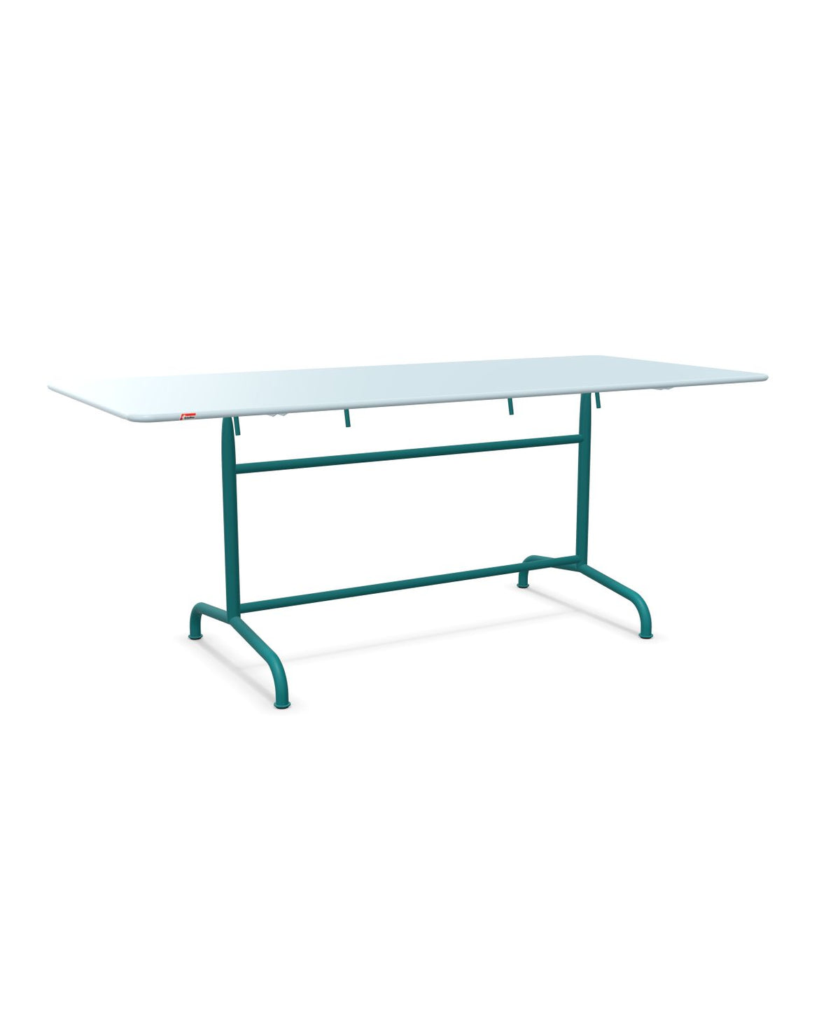 Schaffner Rigi Table repas rabattable 180x80cm Bleu Pastel 51 Bleu Kali 56