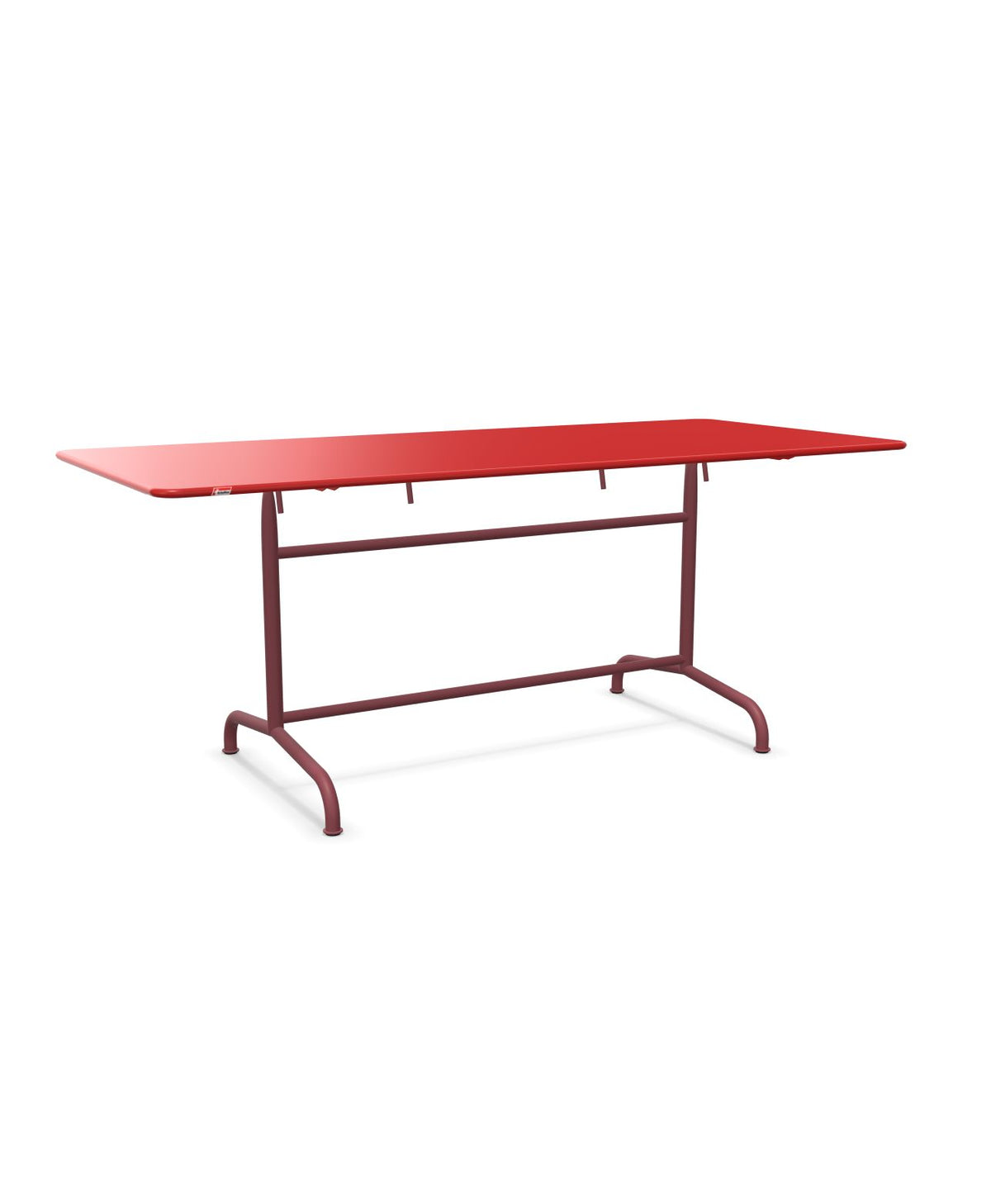 Schaffner Rigi Table repas rabattable 180x80cm Rouge 30 Bordeaux 38