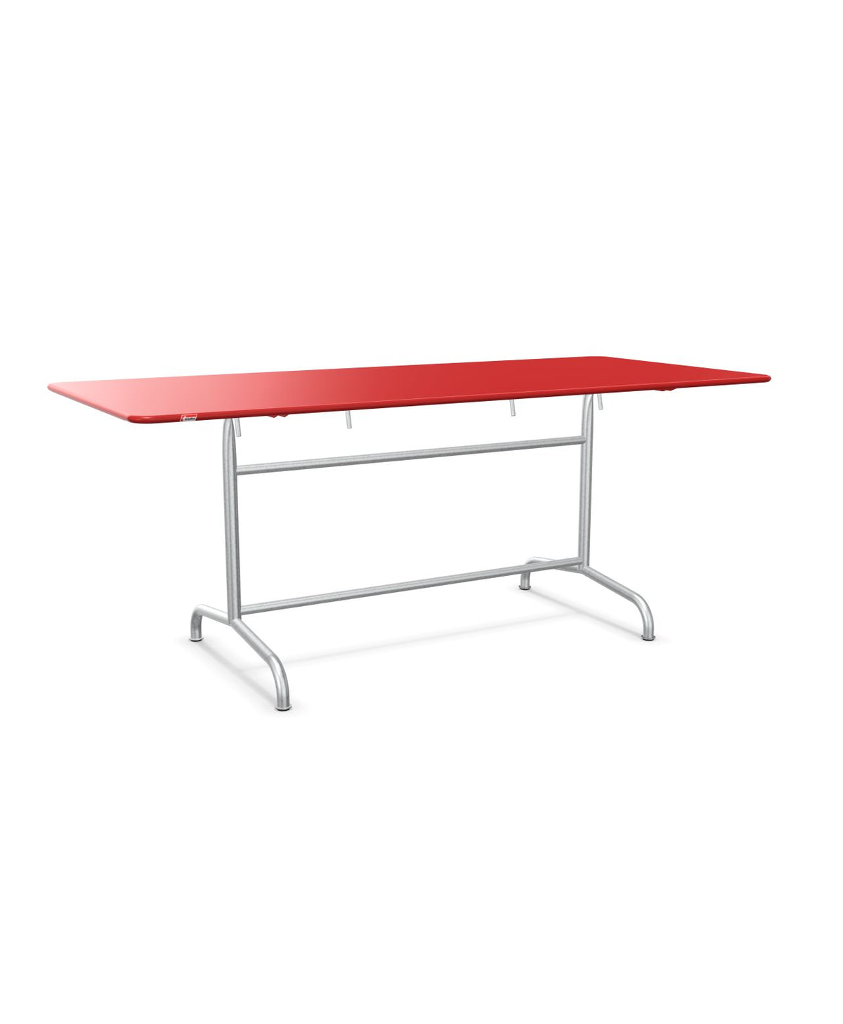 Schaffner Rigi Table repas rabattable 180x80cm Rouge 30 Galvanisé à chaud 02