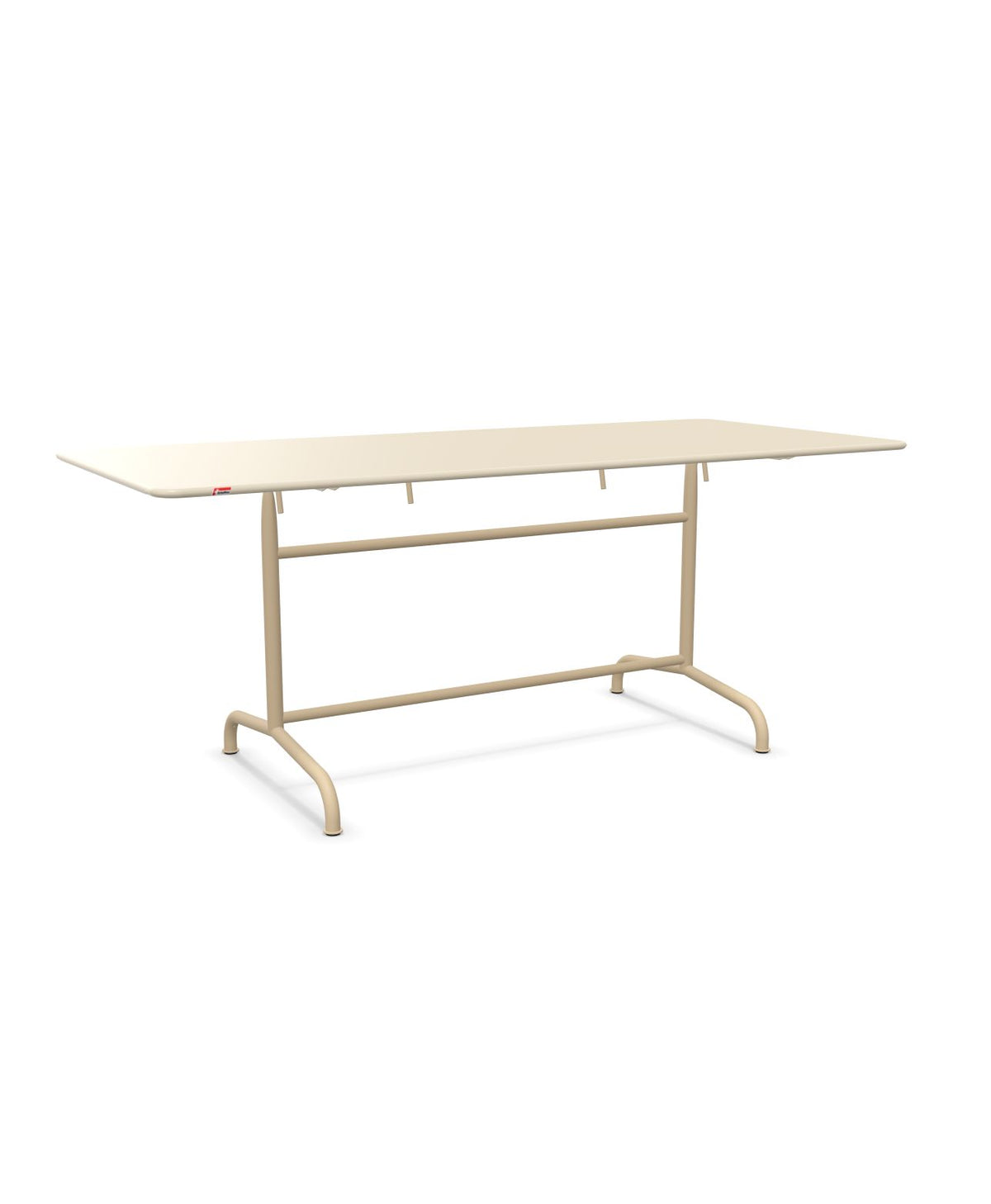 Schaffner Rigi Table repas rabattable 180x80cm Sable Pastel 15 Marron Pastel 83