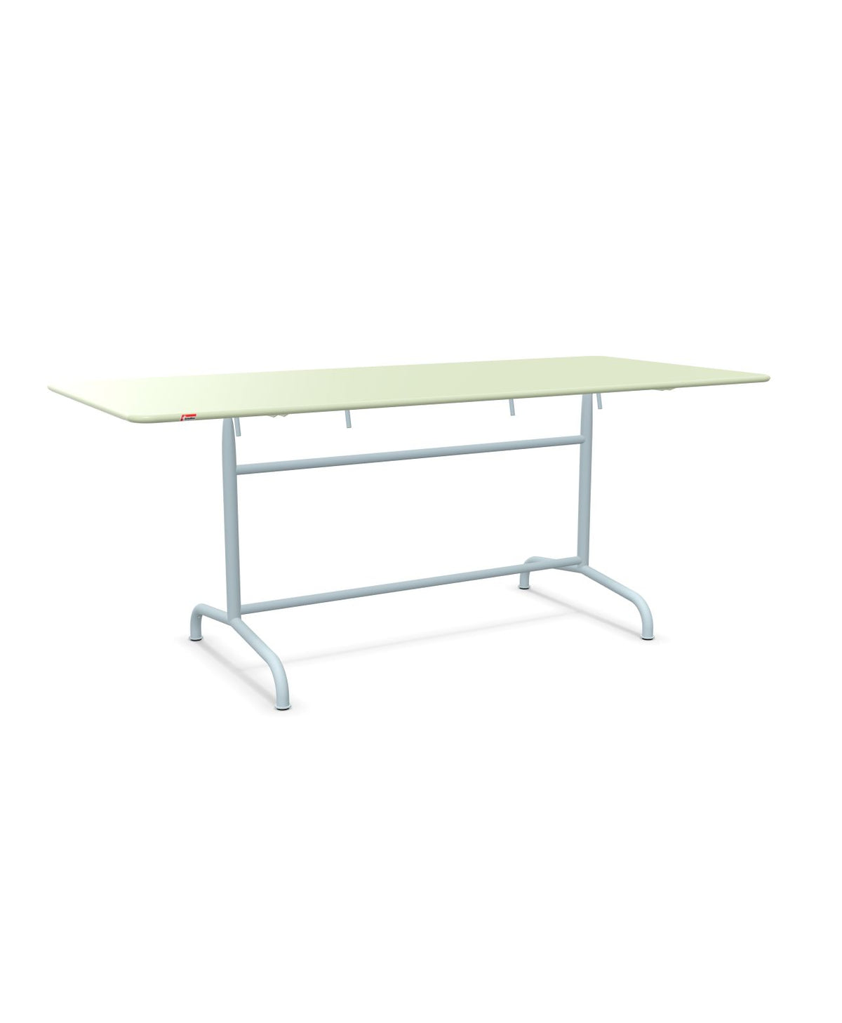 Schaffner Rigi Table repas rabattable 180x80cm Vert Pastel 64 Bleu Pastel 51