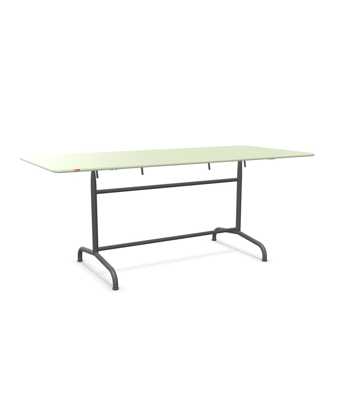 Schaffner Rigi Table repas rabattable 180x80cm Vert Pastel 64 Graphite 73