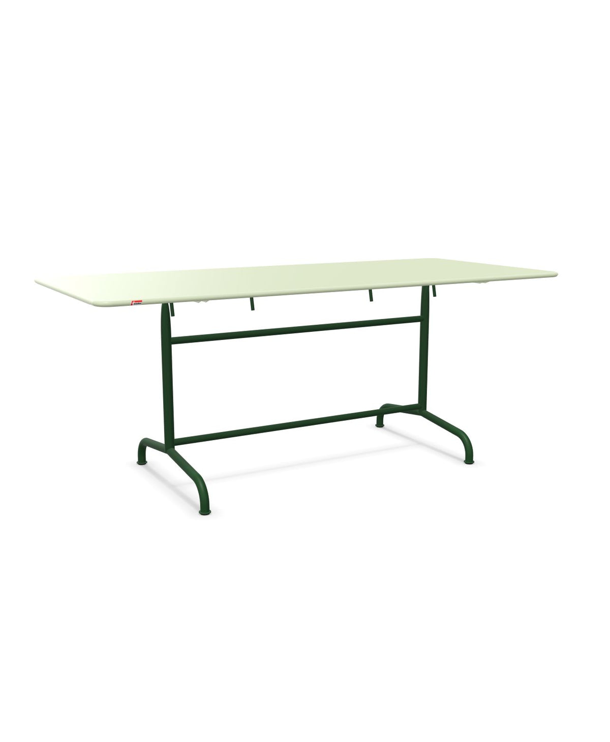 Schaffner Rigi Table repas rabattable 180x80cm Vert Pastel 64 Vert Sapin 66