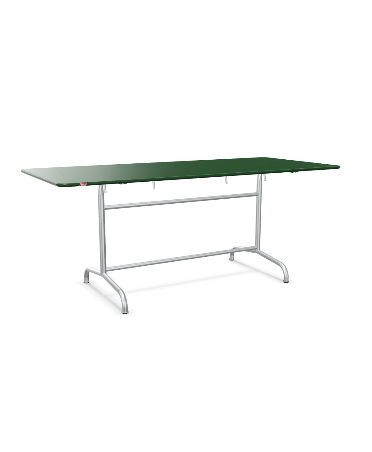Schaffner Rigi Table repas rabattable 180x80cm Vert Sapin 66 Galvanisé à chaud 02