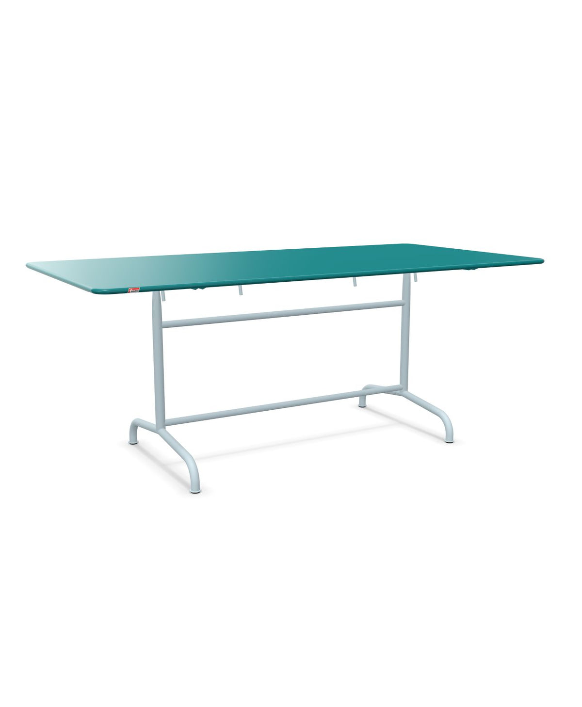 Schaffner Rigi Table repas rabattable 180x90cm Bleu Kali 56 Bleu Pastel 51