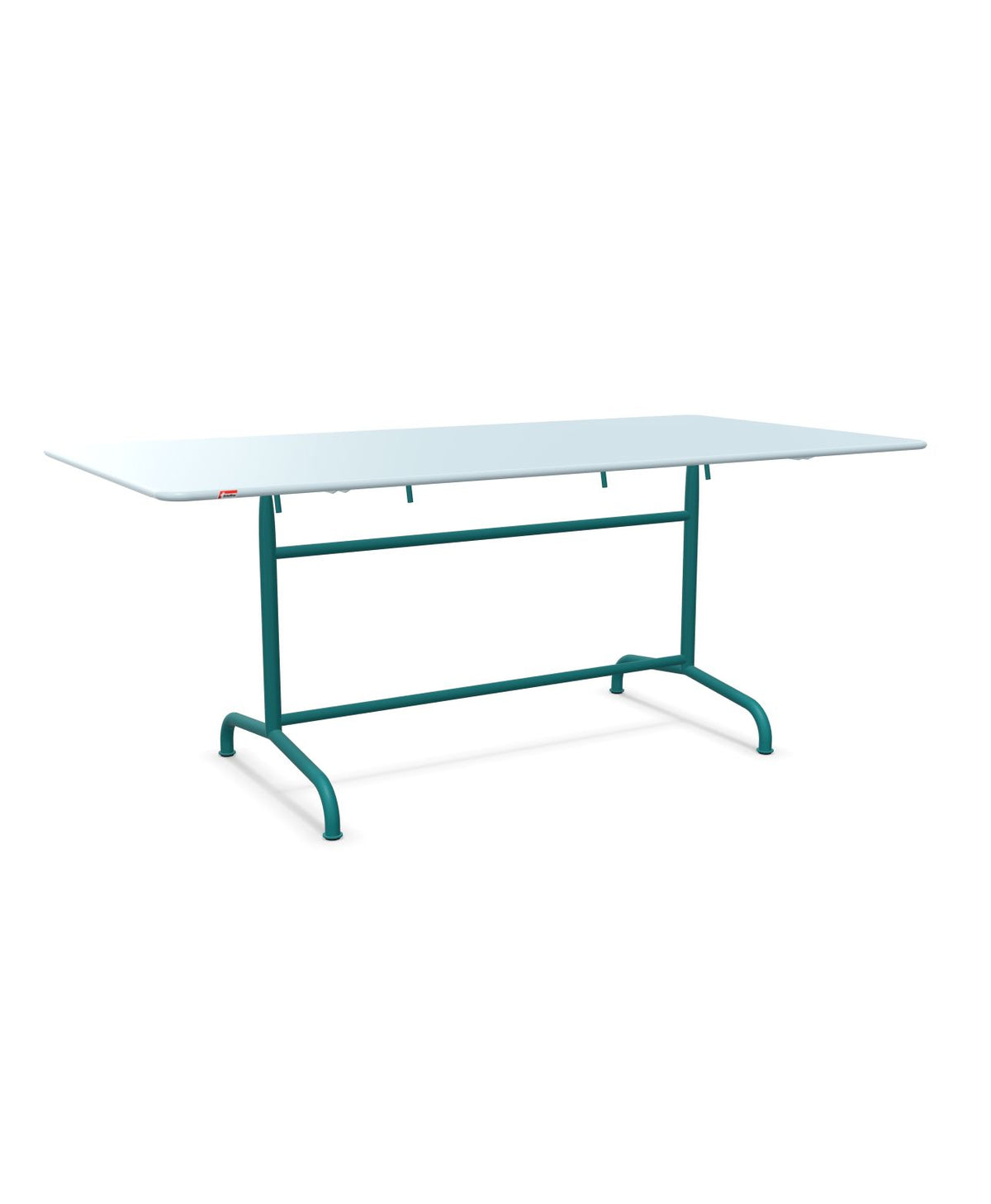 Schaffner Rigi Table repas rabattable 180x90cm Bleu Pastel 51 Bleu Kali 56