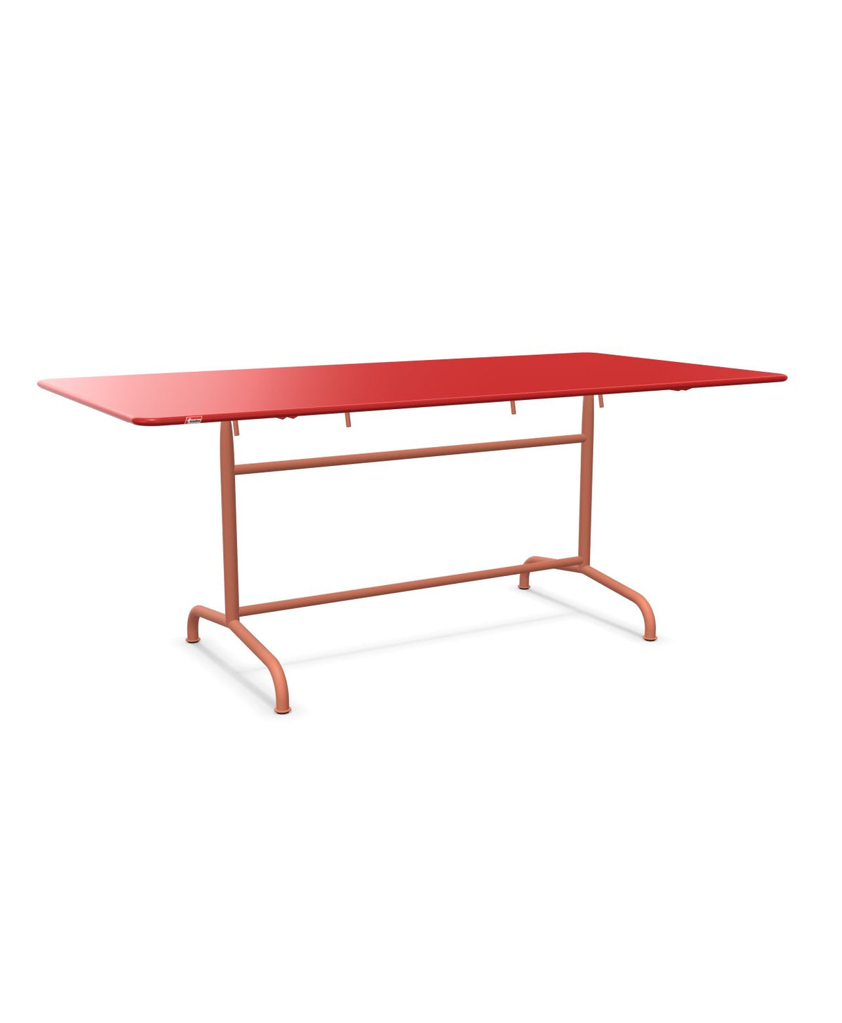 Schaffner Rigi Table repas rabattable 180x90cm Rouge 30 Terracotta 84