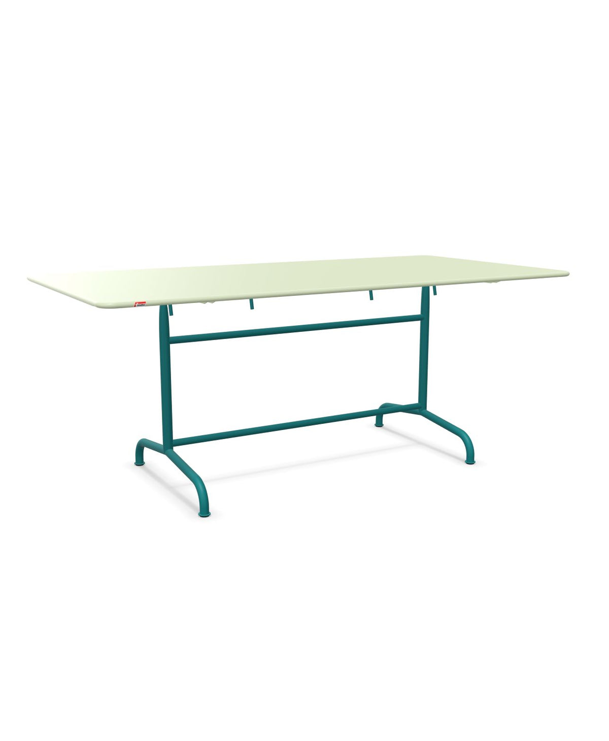 Schaffner Rigi Table repas rabattable 180x90cm Vert Pastel 64 Bleu Kali 56