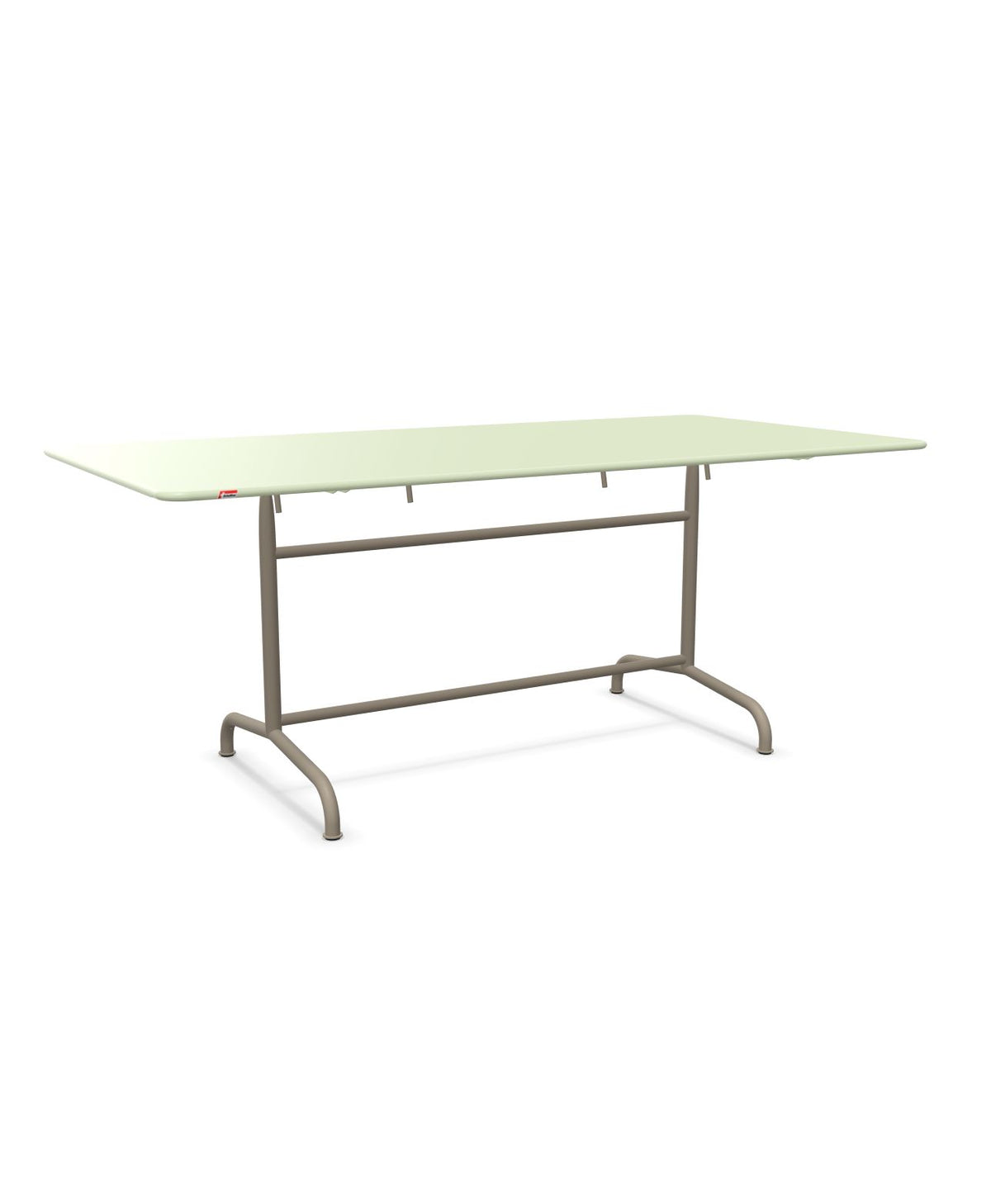 Schaffner Rigi Table repas rabattable 180x90cm Vert Pastel 64 Champagne 85