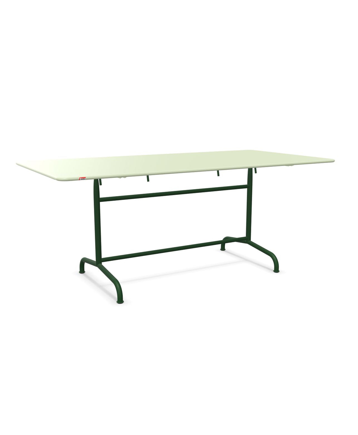 Schaffner Rigi Table repas rabattable 180x90cm Vert Pastel 64 Vert Sapin 66