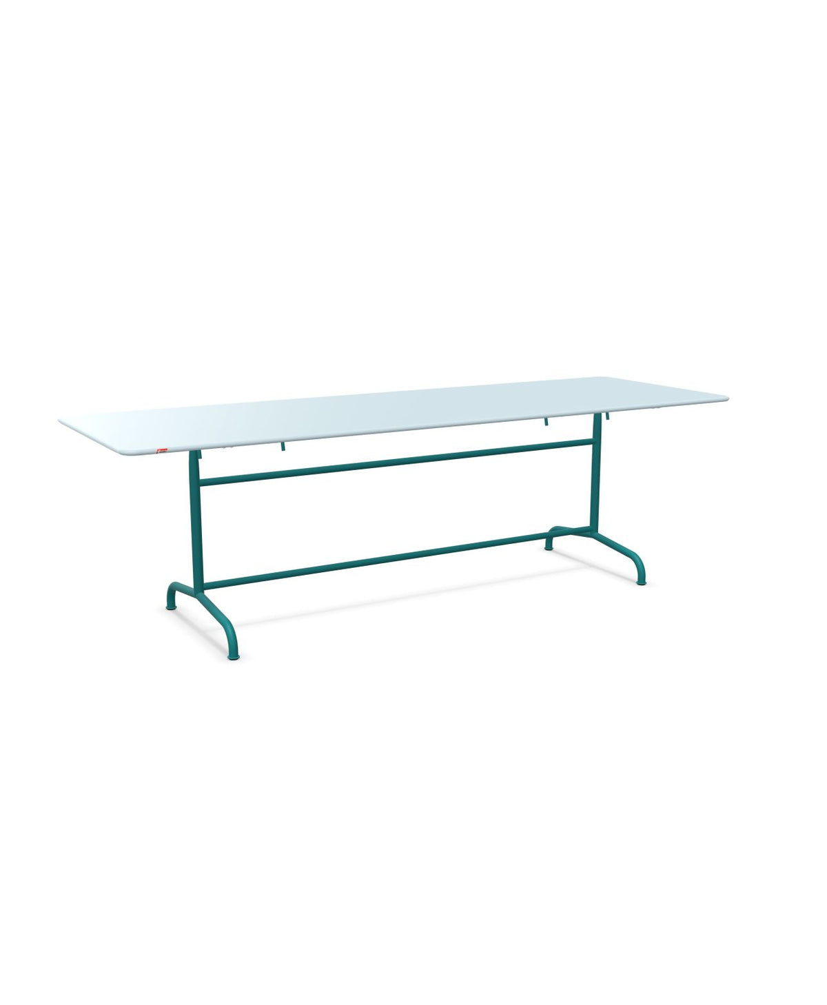 Schaffner Rigi Table repas rabattable 240x80cm Bleu Pastel 51 Vert Pastel 64