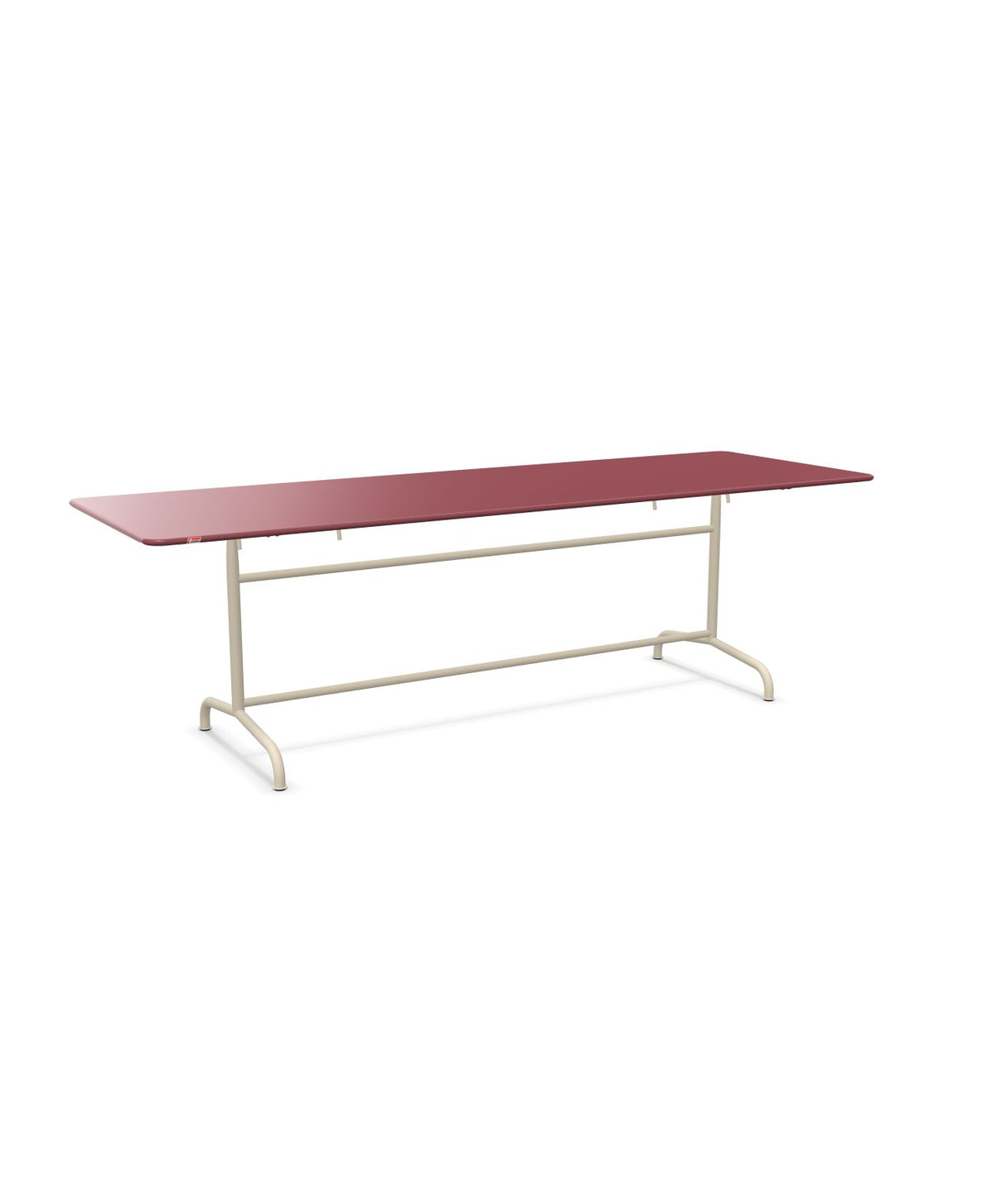 Schaffner Rigi Table repas rabattable 240x80cm Bordeaux 38 Sable Pastel 15