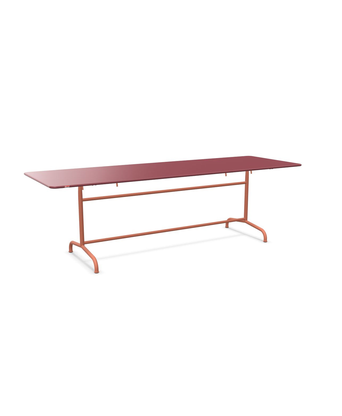 Schaffner Rigi Table repas rabattable 240x80cm Bordeaux 38 Terracotta 84