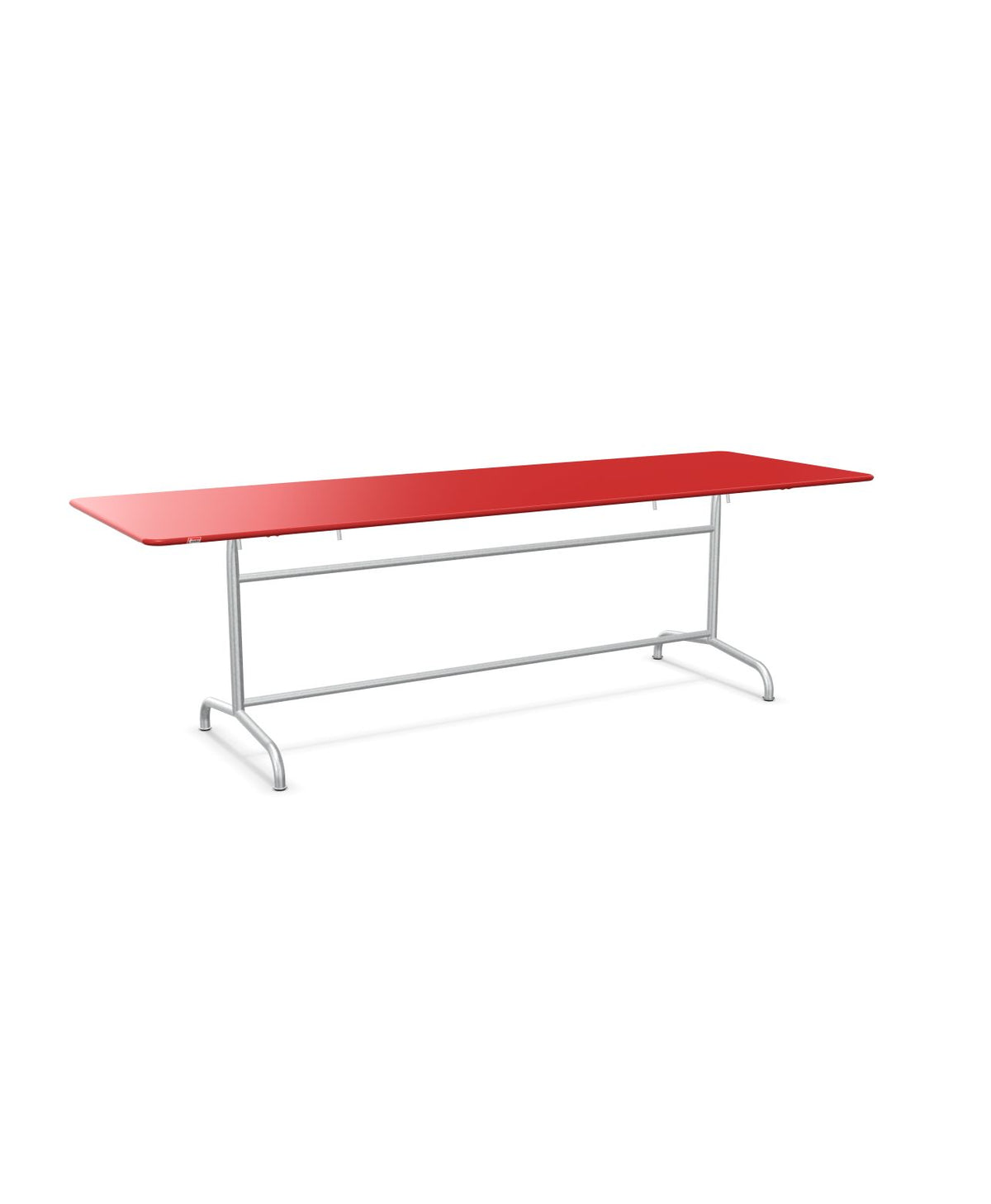 Schaffner Rigi Table repas rabattable 240x80cm Rouge 30 Galvanisé à chaud 02