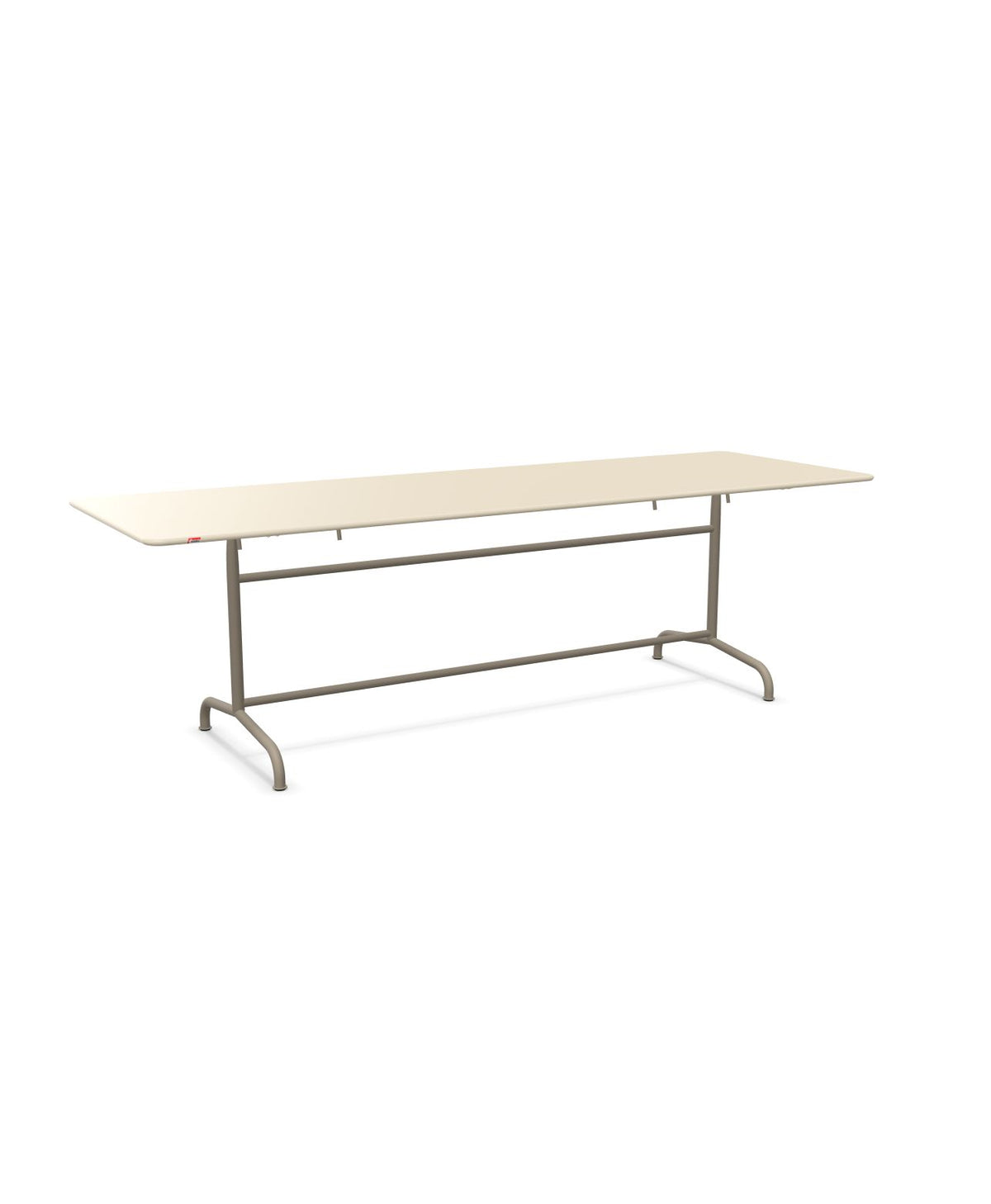 Schaffner Rigi Table repas rabattable 240x80cm Sable Pastel 15 Champagne 85