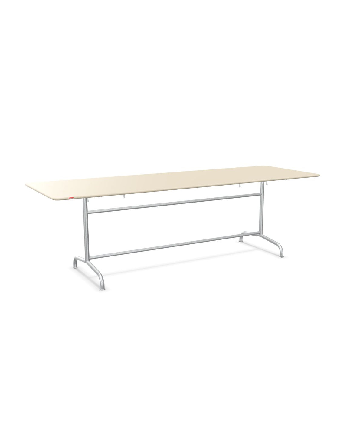 Schaffner Rigi Table repas rabattable 240x80cm Sable Pastel 15 Galvanisé à chaud 02