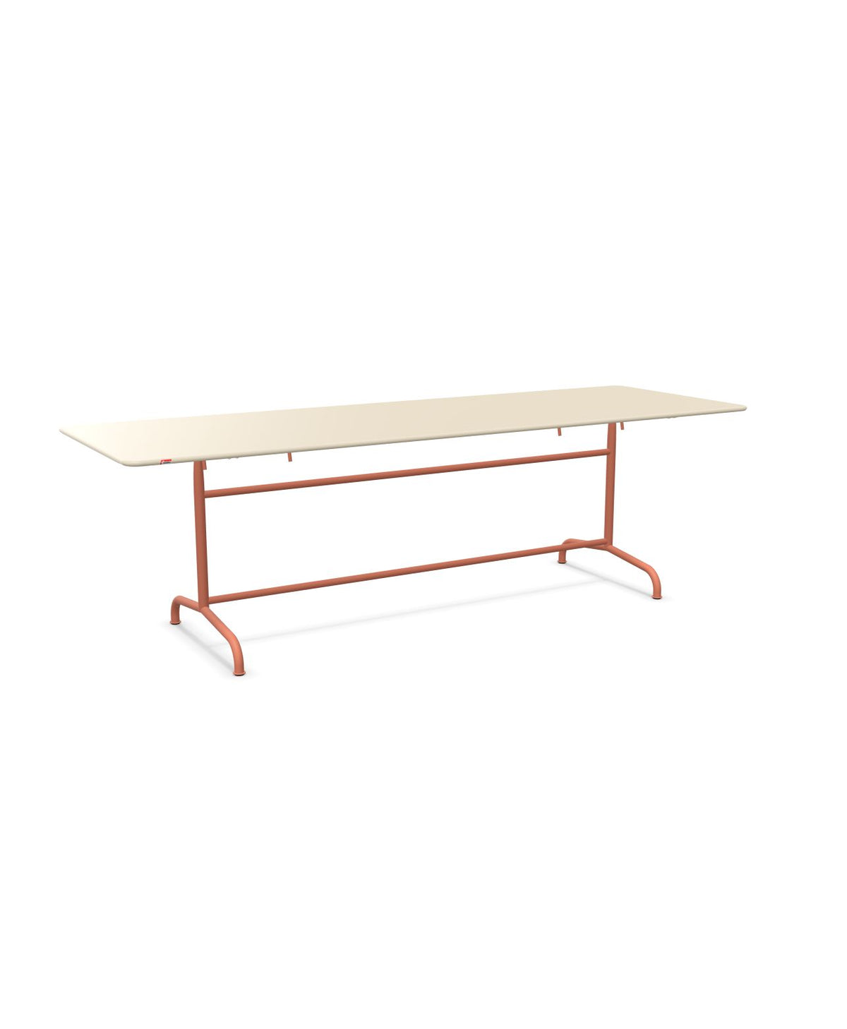 Schaffner Rigi Table repas rabattable 240x80cm Sable Pastel 15 Terracotta 84