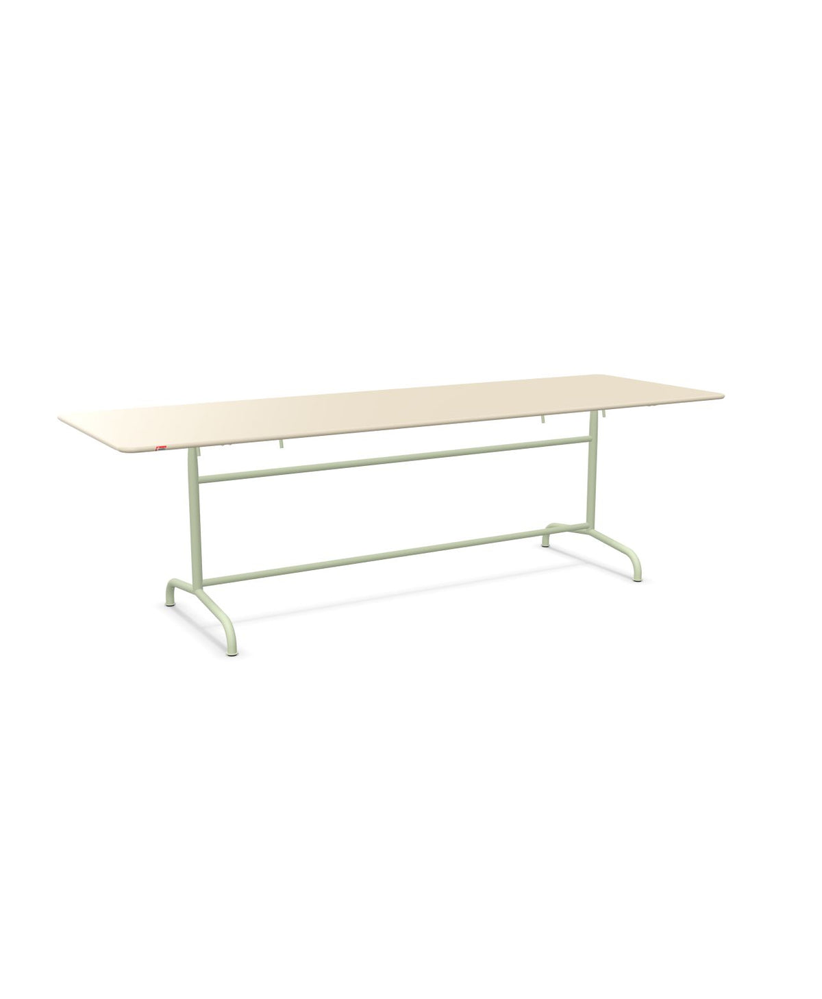 Schaffner Rigi Table repas rabattable 240x80cm Sable Pastel 15 Vert Pastel 64