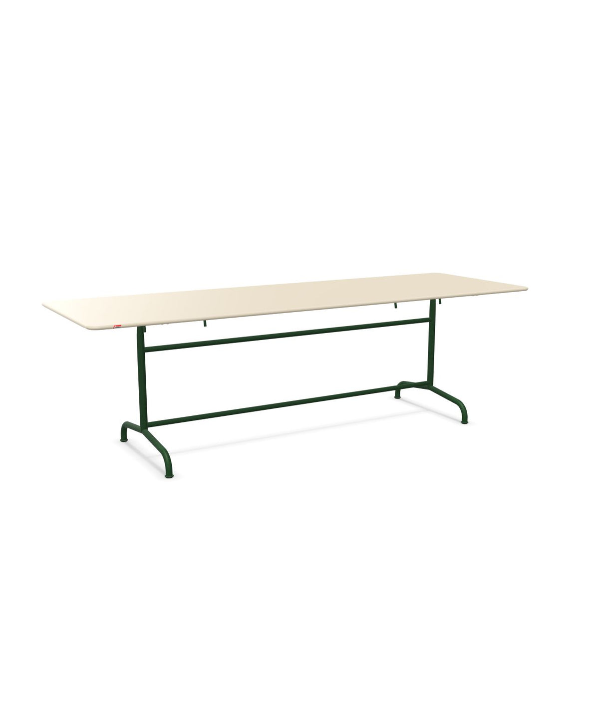 Schaffner Rigi Table repas rabattable 240x80cm Sable Pastel 15 Vert Sapin 66