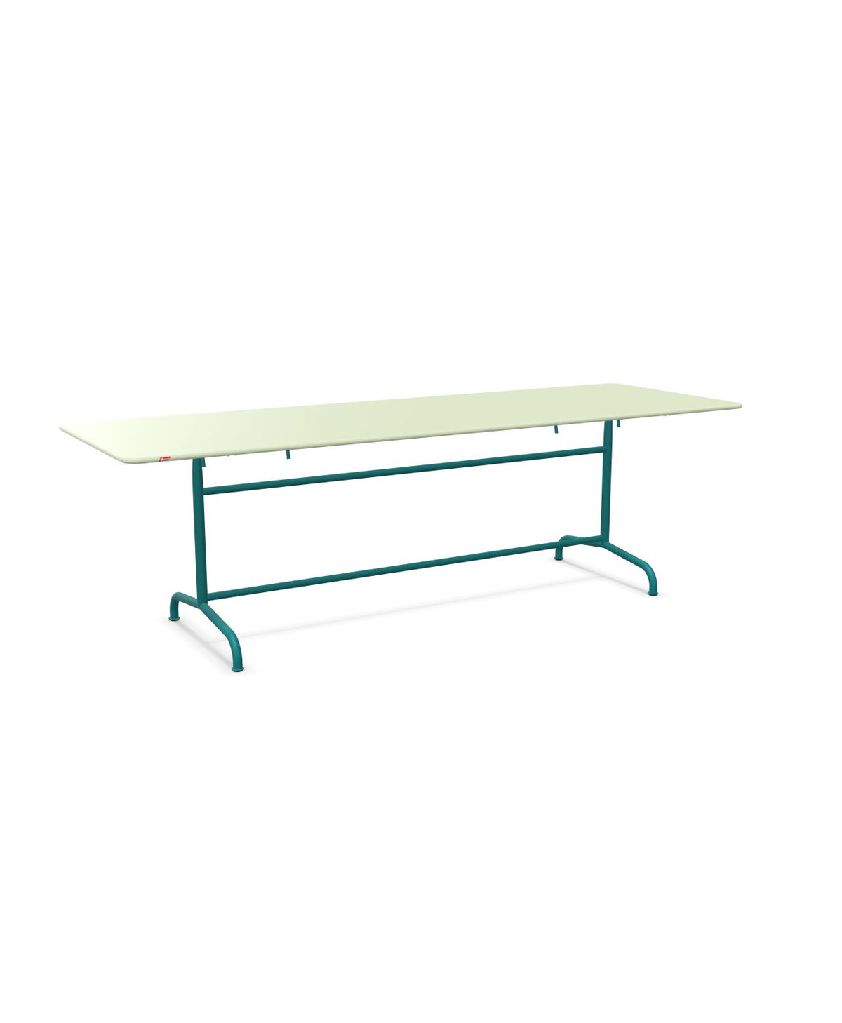 Schaffner Rigi Table repas rabattable 240x80cm Vert Pastel 64 Bleu Kali 56