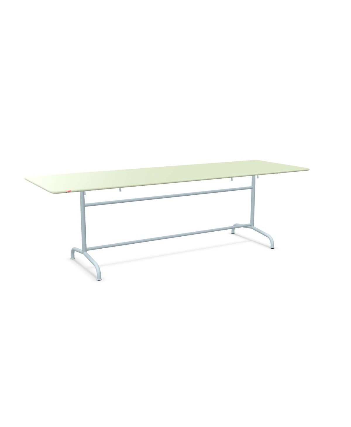 Schaffner Rigi Table repas rabattable 240x80cm Vert Pastel 64 Bleu Pastel 51