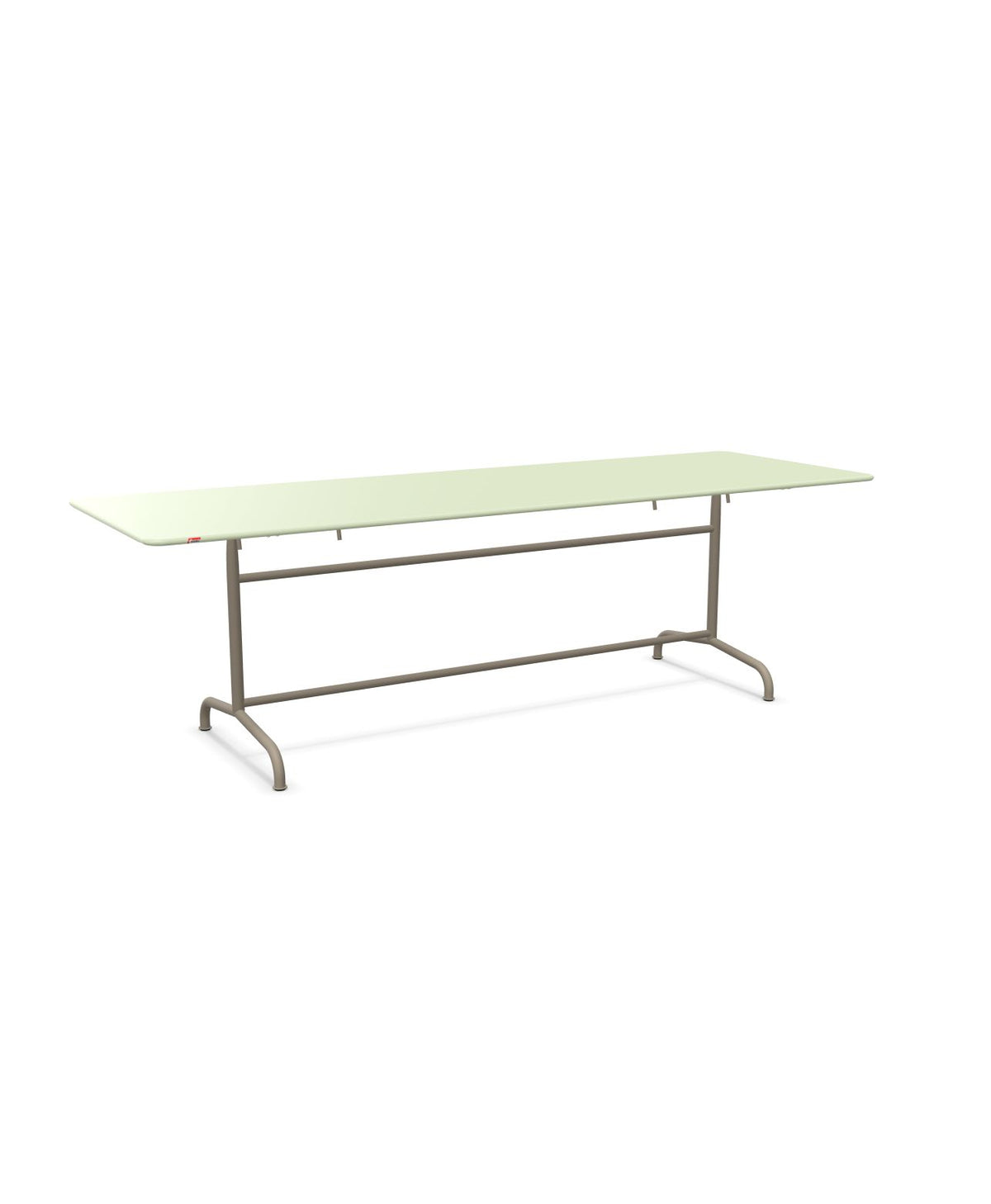 Schaffner Rigi Table repas rabattable 240x80cm Vert Pastel 64 Champagne 85