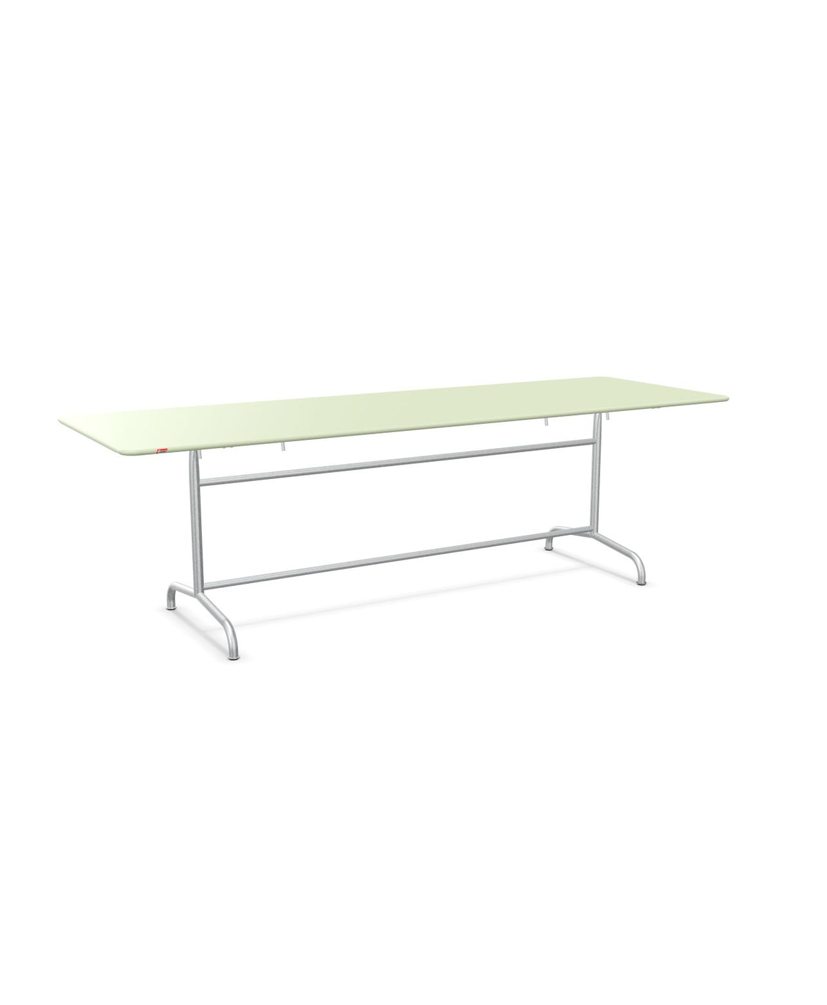Schaffner Rigi Table repas rabattable 240x80cm Vert Pastel 64 Galvanisé à chaud 02